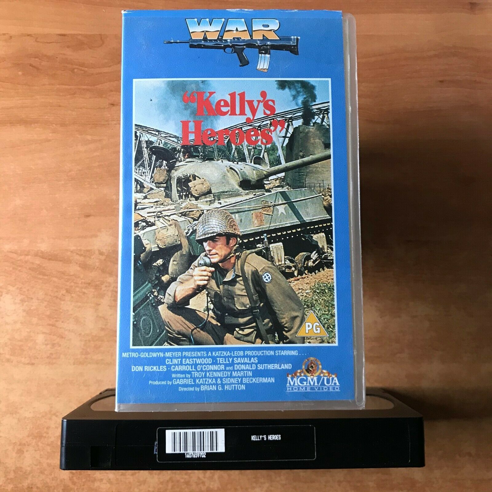 Kelly's Heroes (1970): War Adventure - Clint Eastwood / Telly Savalas - Pal VHS-