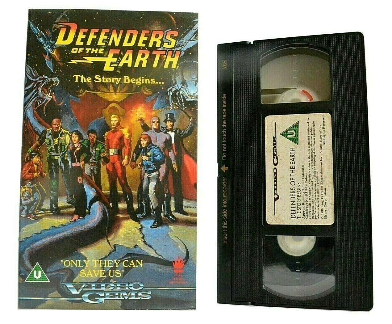 Defenders Of The Earth: The Story Begins [Video Gems] - Animated - Kids - VHS-