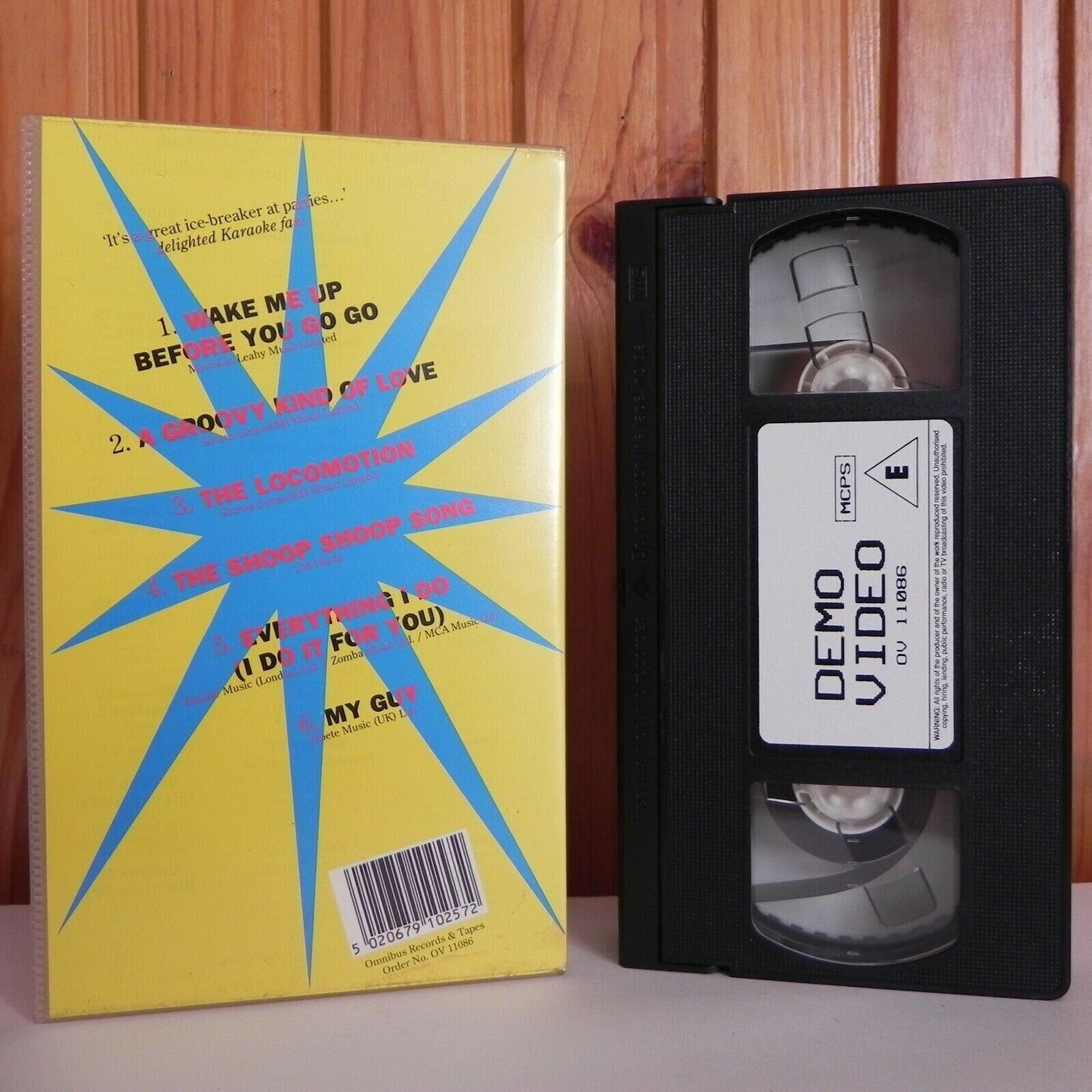 Karaoke Video! - Fun For Everyone - 6 Hit Songs - Colour Guide - Fun - Pal VHS-
