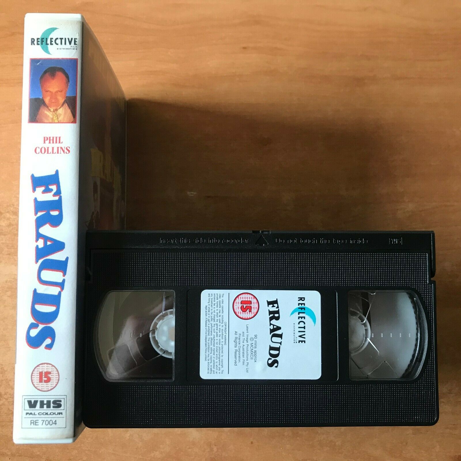 Frauds (1993) Crime Thriller [Big Box] Rental; Phil Collins / Hugo Weaving - OOP VHS-