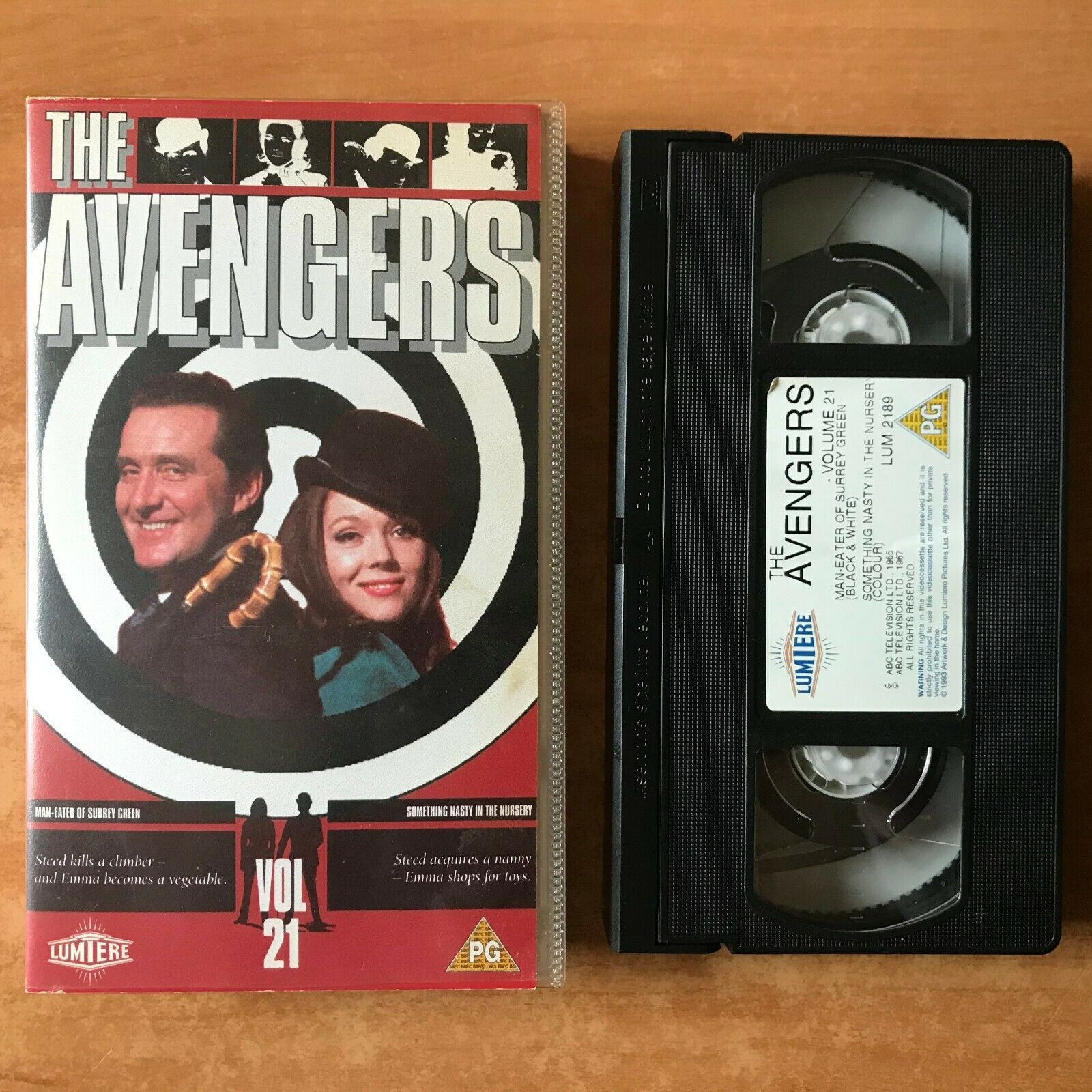 The Avengers (Vol. 21): Something Nasty In The Nursery - Action Series - Pal VHS-
