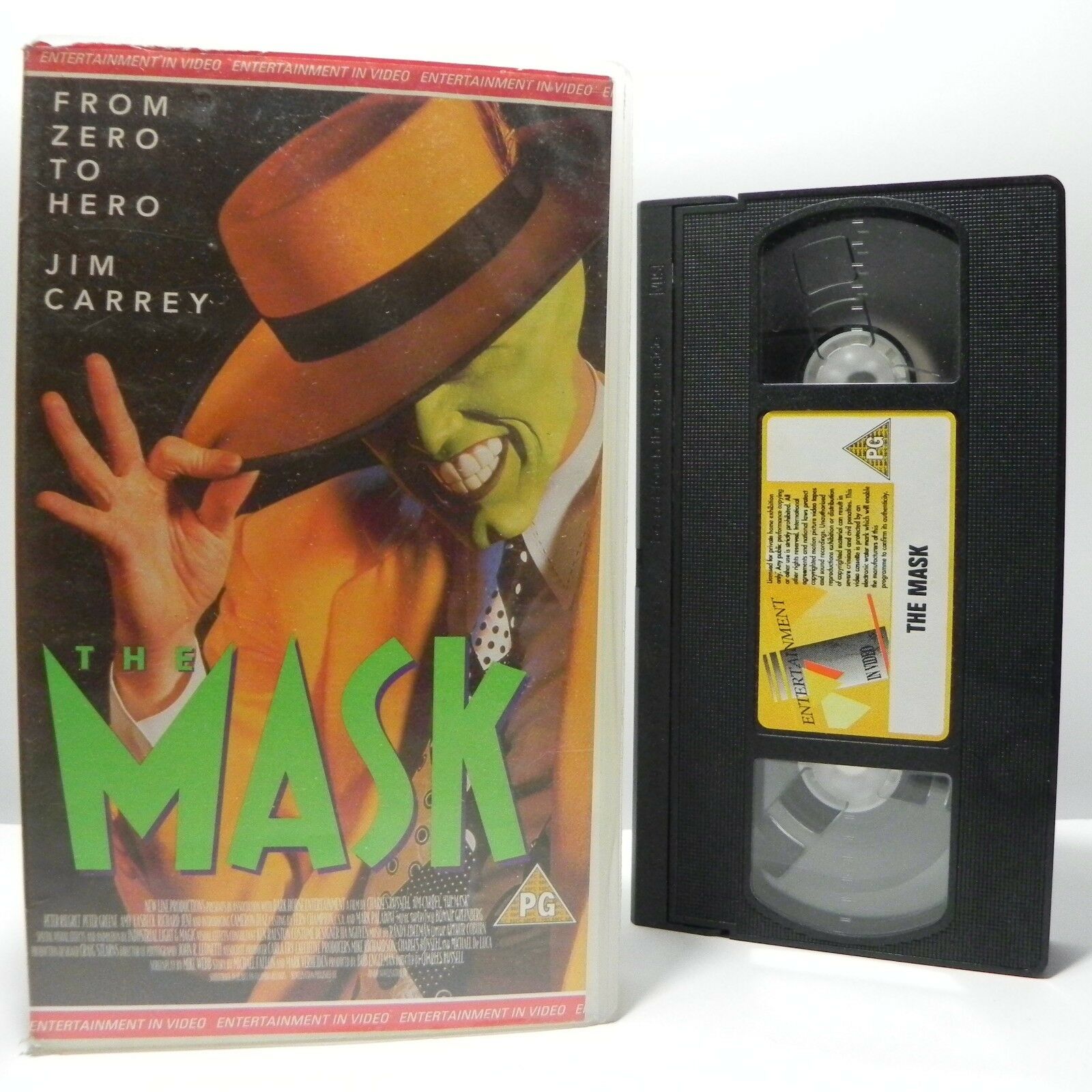 The Mask: Smokin' Comedy - Classic - From Zero To Hero - J.Carrey/C.Diaz - VHS-