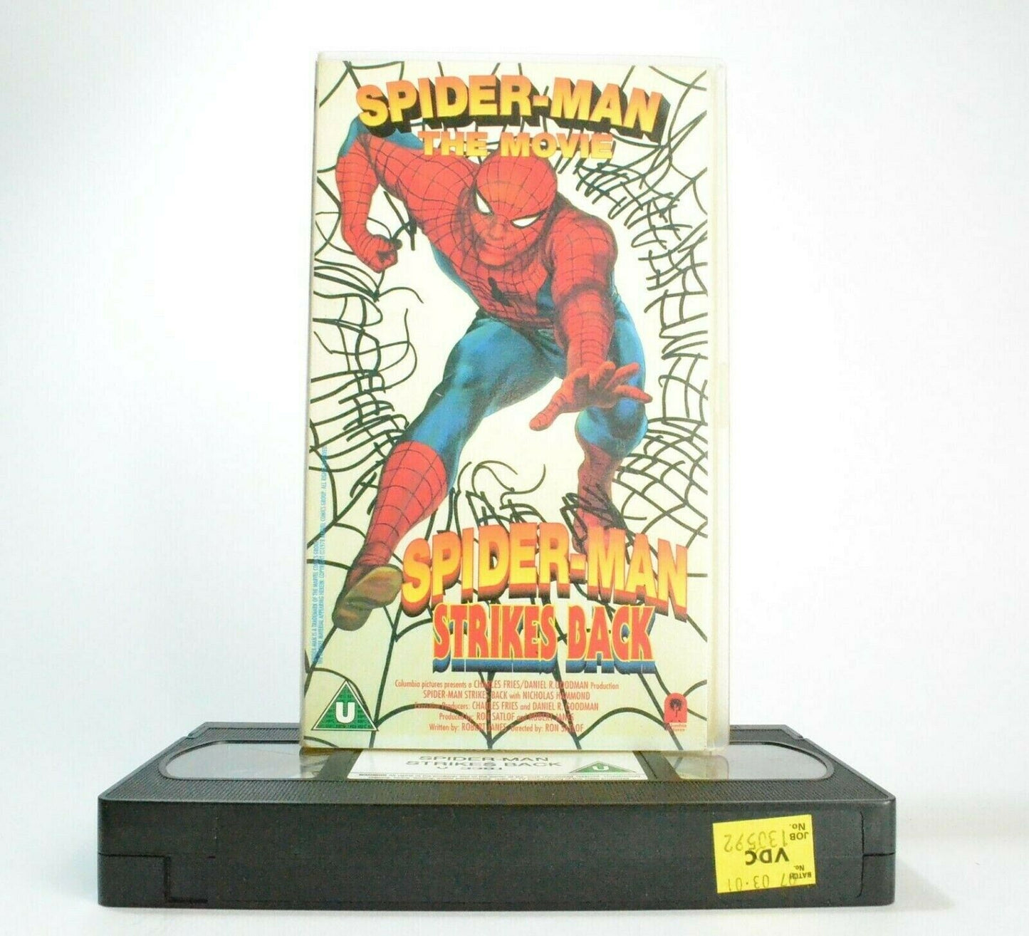 Spider-Man Strikes Back - Superhero Movie - Robert Alda - Children's - Pal VHS-