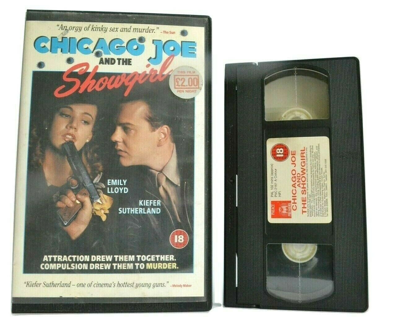 Chicago Joe And The Showgirl (1990): True Story Drama - Kiefer Sutherland - VHS-