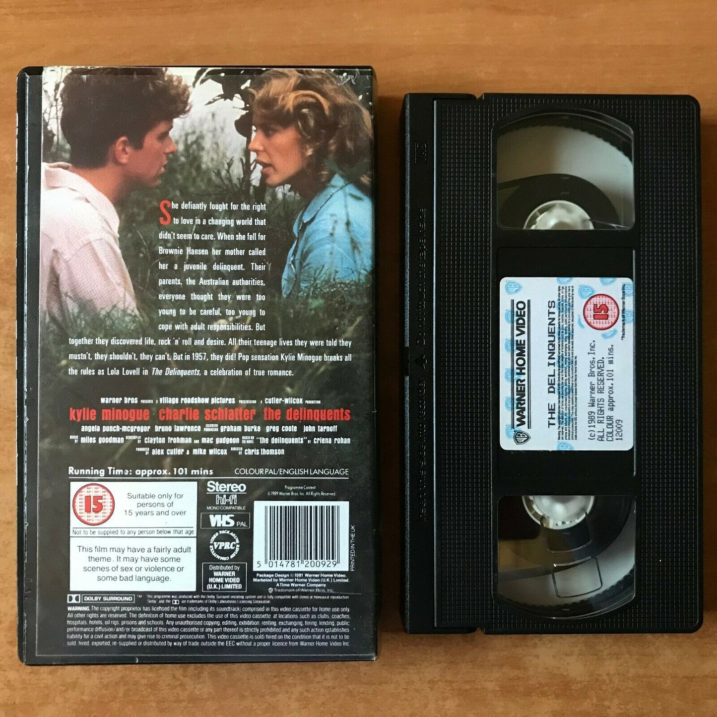 The Delinquents: Kylie Minogue's Film Debut (1989); Romance & Drama- VHS-