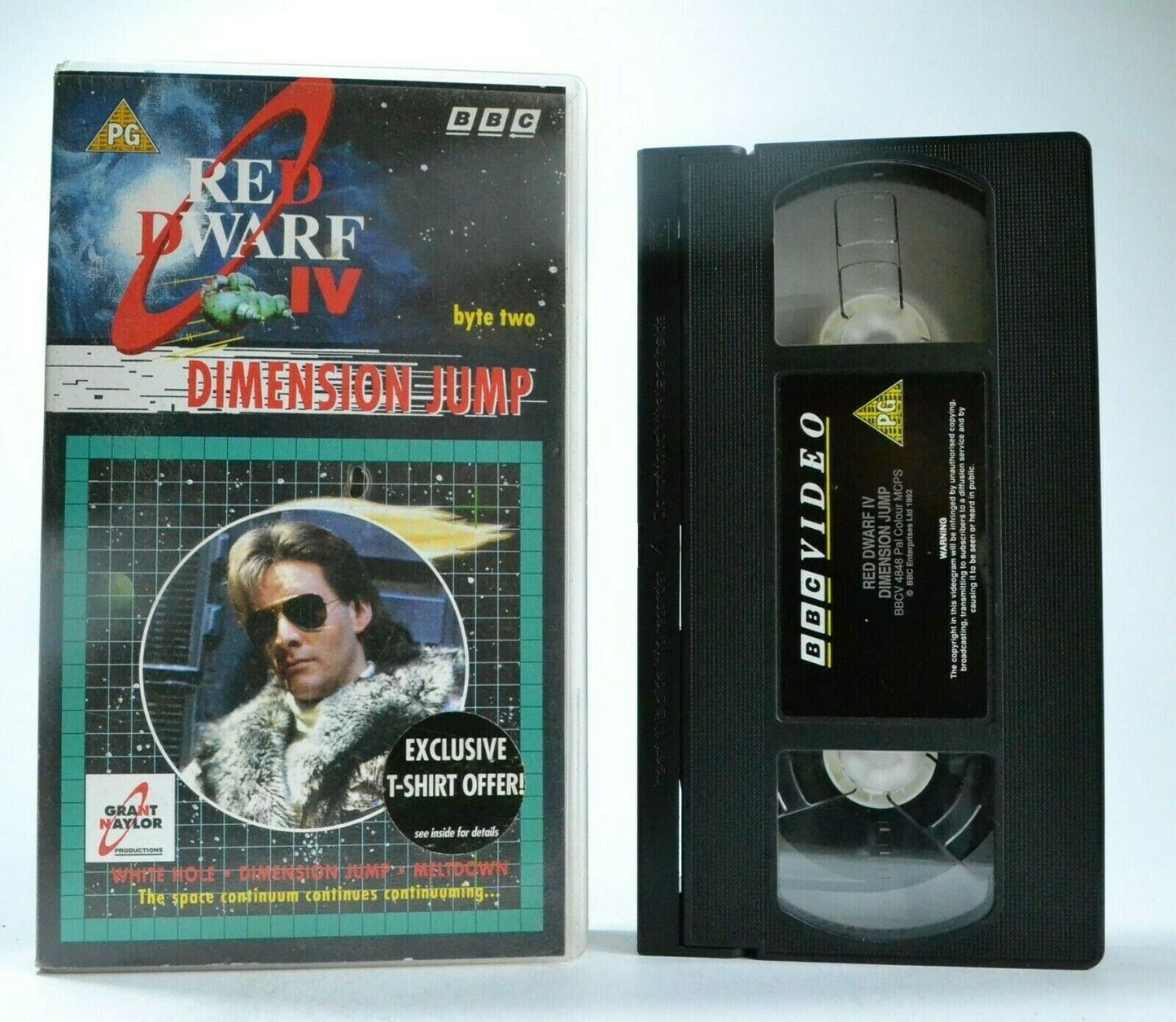 Red Dwarf 4: Dimension Jump - British Sci-Fi Comedy Franchise - 3 Episodes - VHS-