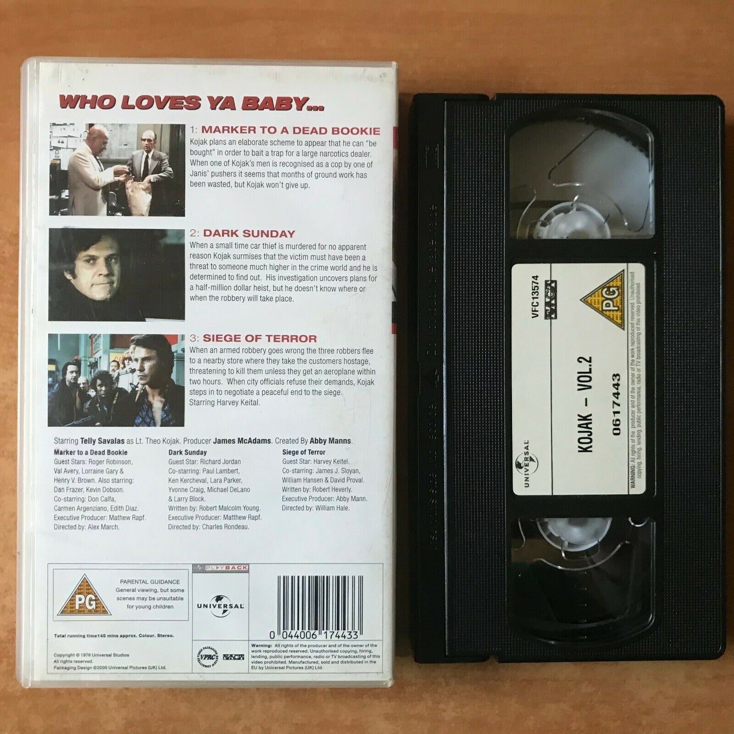 Kojak [Watching The Detectives Vol. 2]: "Dark Sunday" - Telly Savalas - Pal VHS-