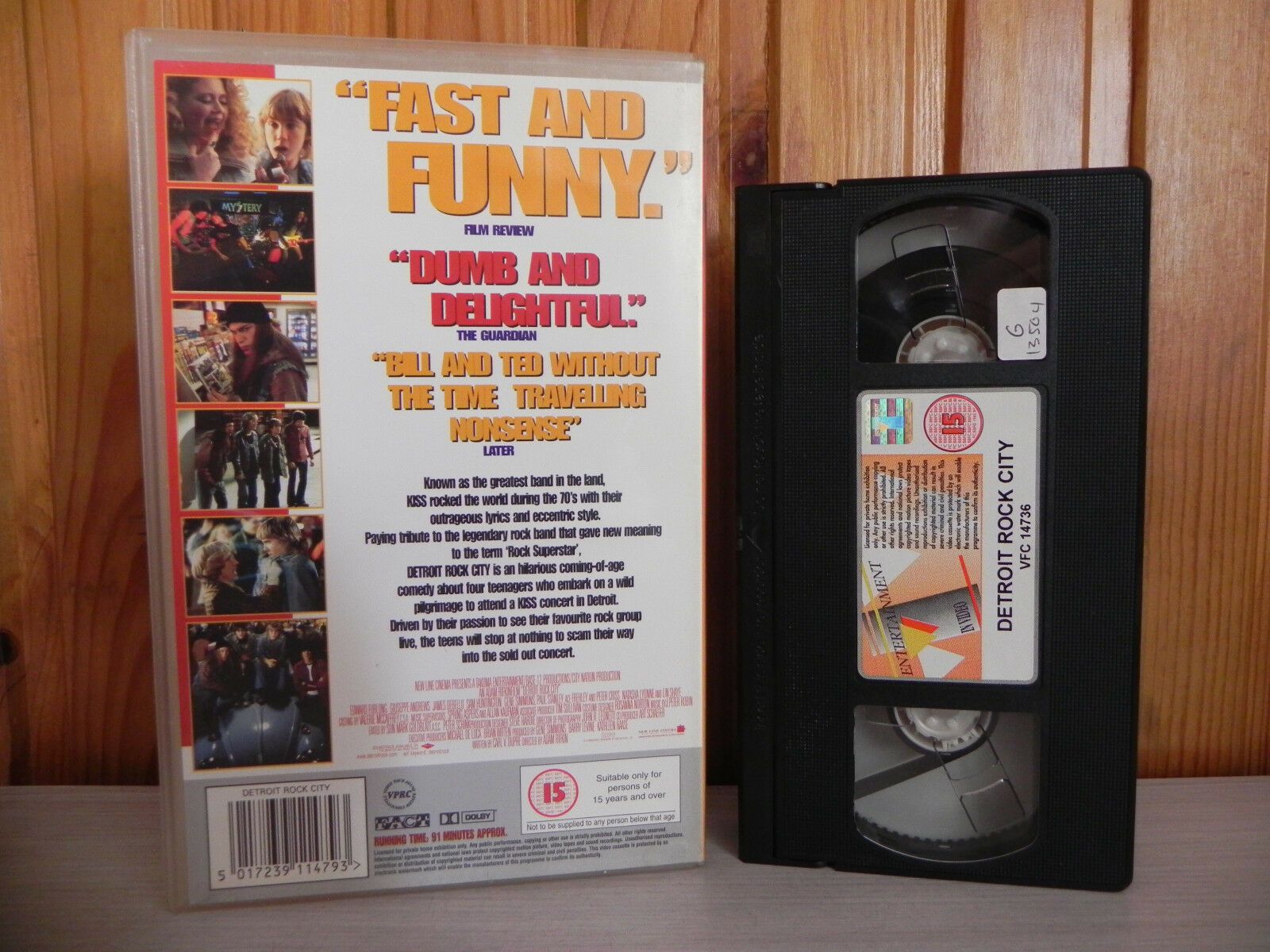 Detroit Rock City - TRIBUTE TO "KISS" 70'S ROCK - Ex-Rental - Big Box - Pal VHS-