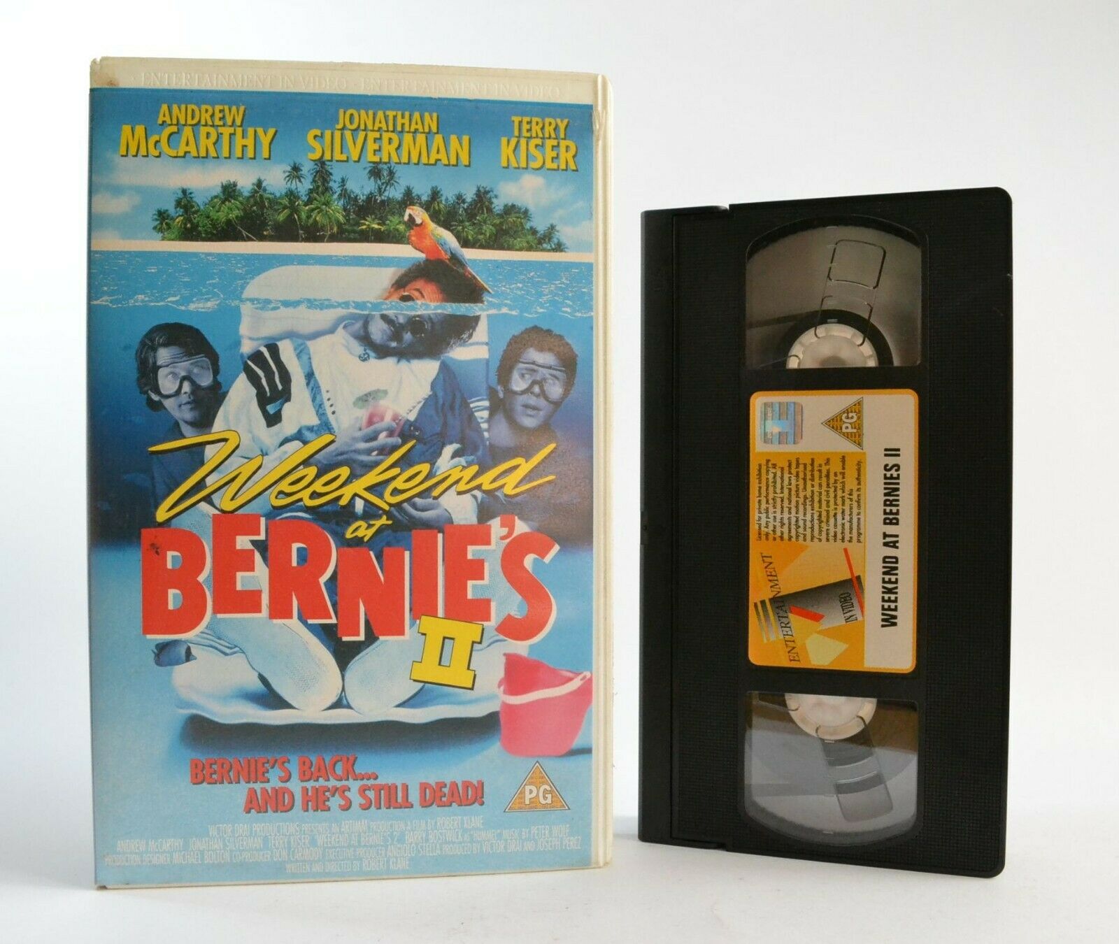 Weekend At Bernie's 2 - Large Box - Comedy Classic - Bernie's Still Dead - VHS-