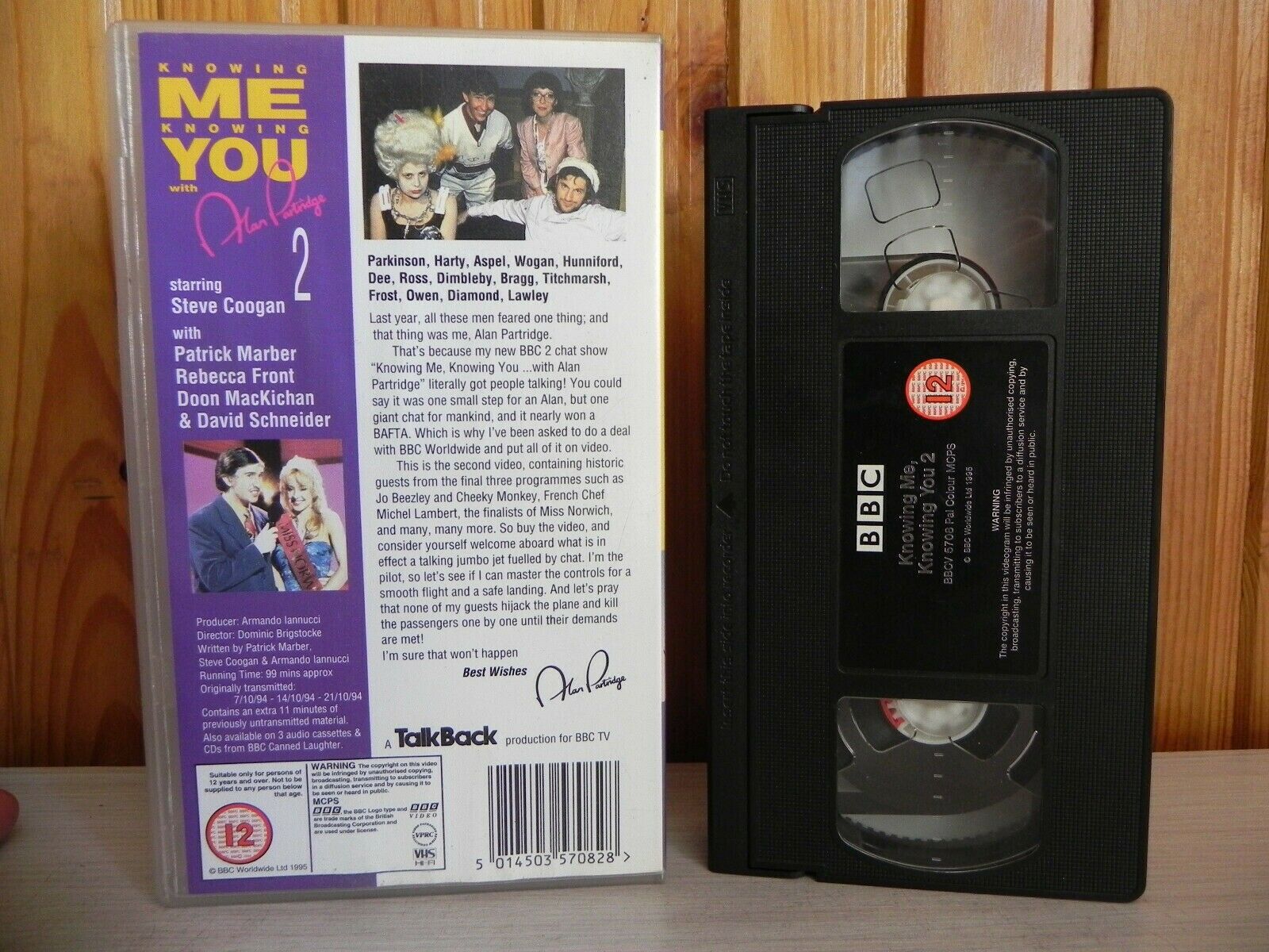Alan Partridge - Knowing Me Knowing You 2 - Steve Coogan - TV Series - Pal VHS-