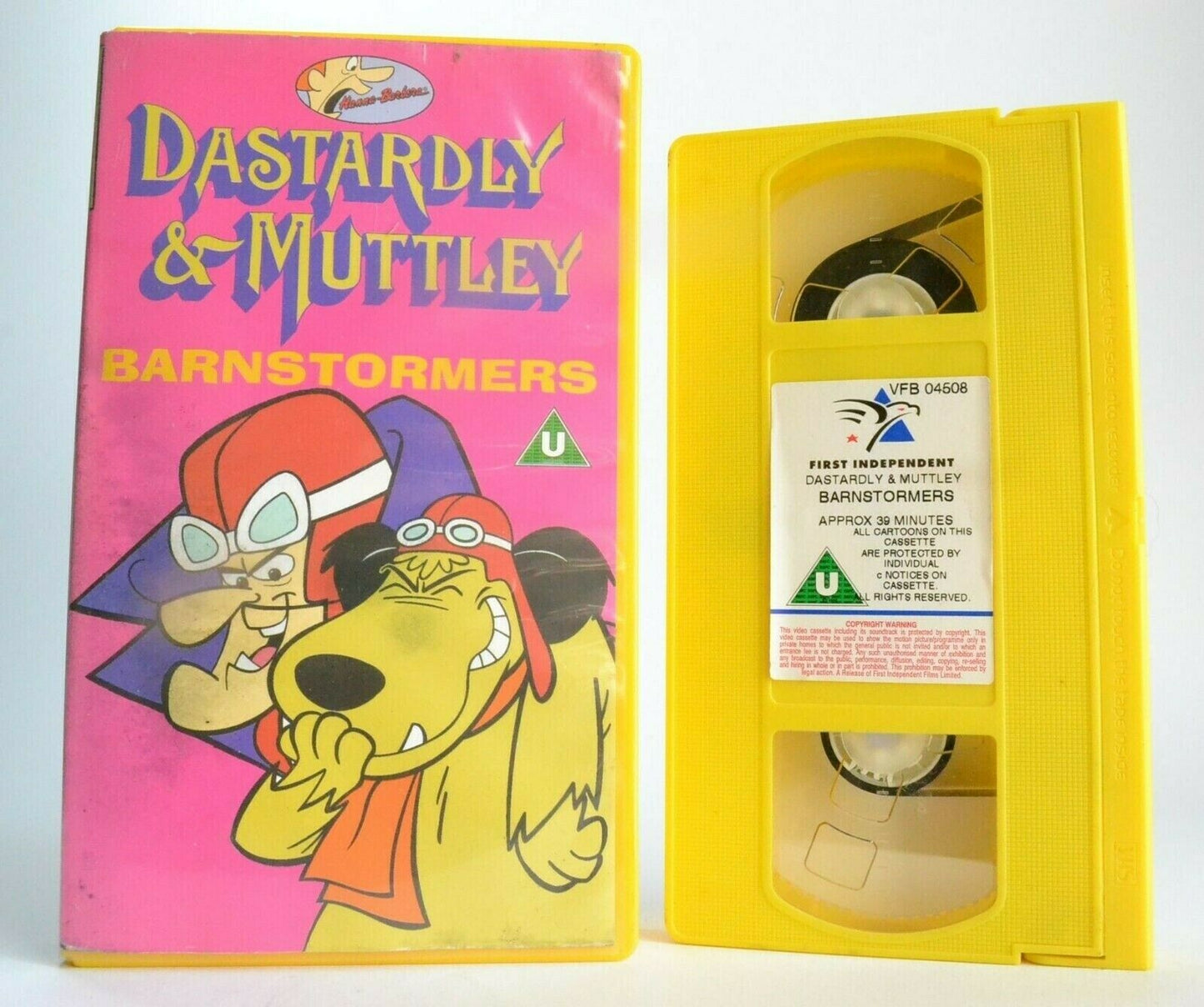 Dastardly And Muttley: Barnstormers -[Hanna-Barbera]- Animated - Kids - Pal VHS-