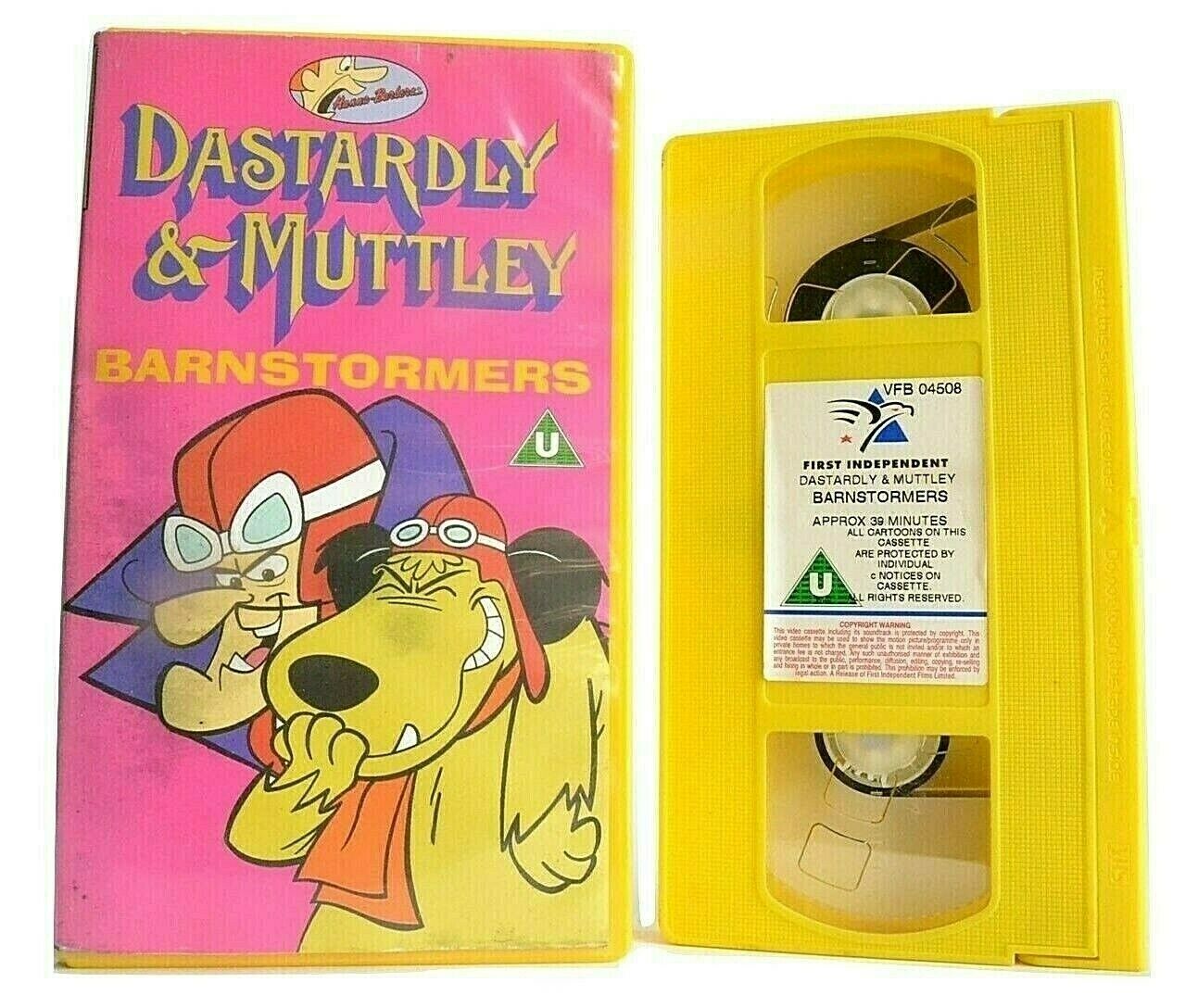 Dastardly And Muttley: Barnstormers -[Hanna-Barbera]- Animated - Kids - Pal VHS-