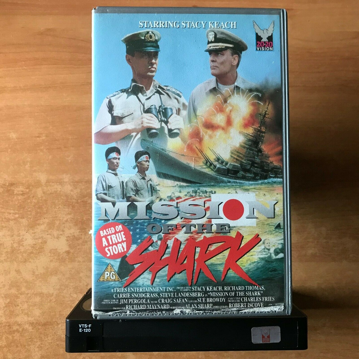 Mission Of The Shark: (1991) Made For TV [Large Box] Action - Stacy Keach - VHS-