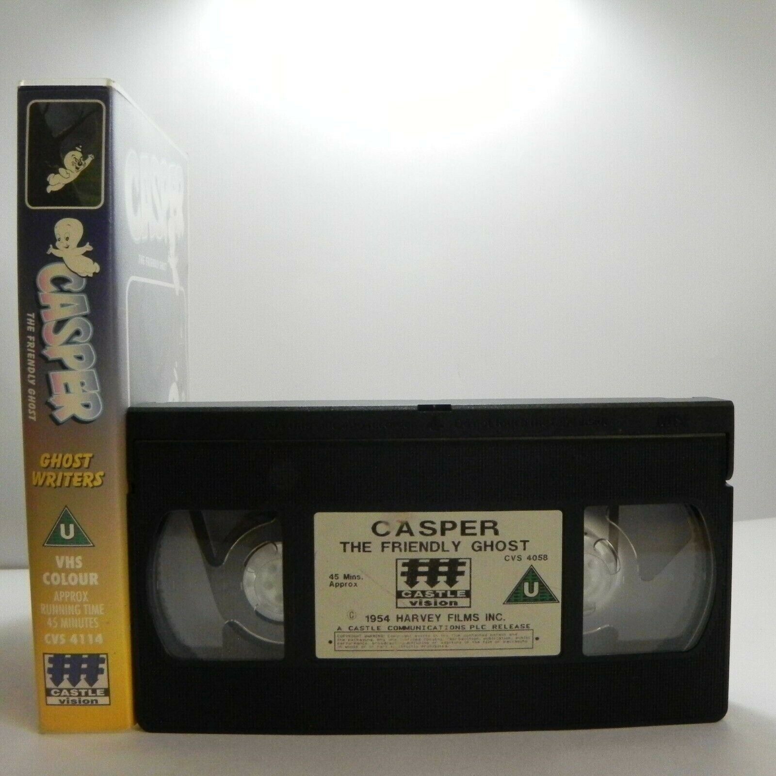 Casper The Friendly Ghost: Ghost Writers - Animated - Classic Adventures - VHS-
