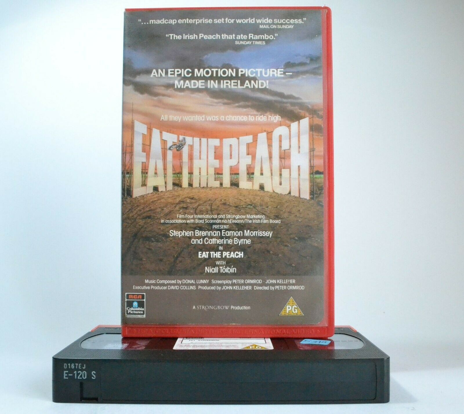 Eat The Peach (1986): Irish Comedy - Large Box - S.Brennan/E.Morrissey - Pal VHS-