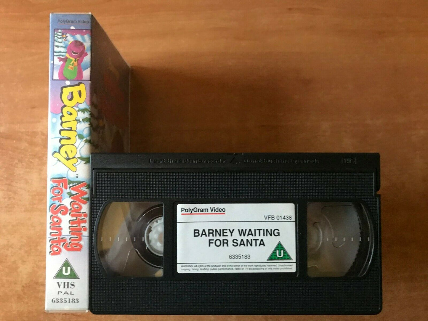 Barney: Waiting For Santa [Holiday Special] Learning - Pre-school - Kids - VHS-