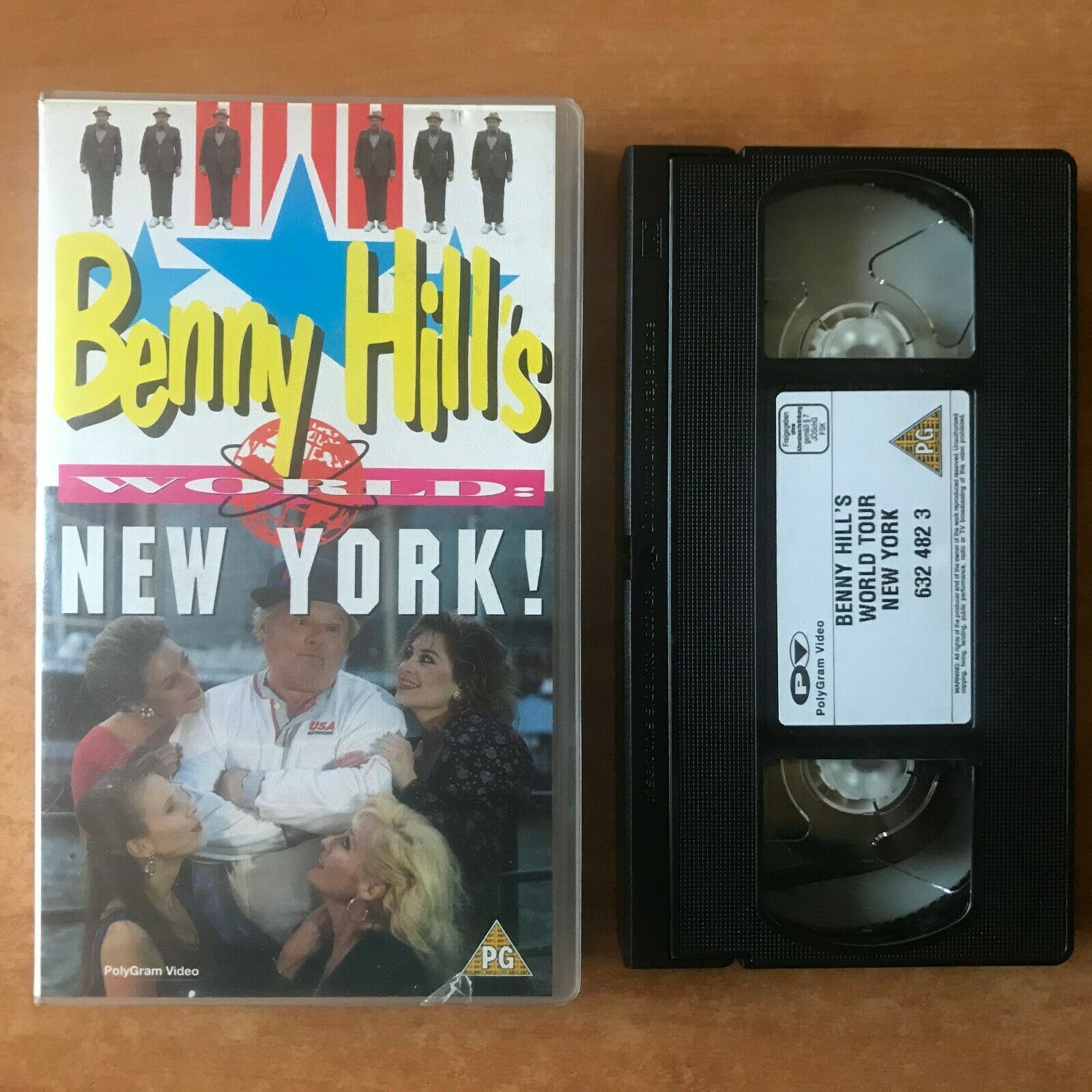 Benny Hill [World Tour: New York] Times Square - Central Park - Comedy - Pal VHS-
