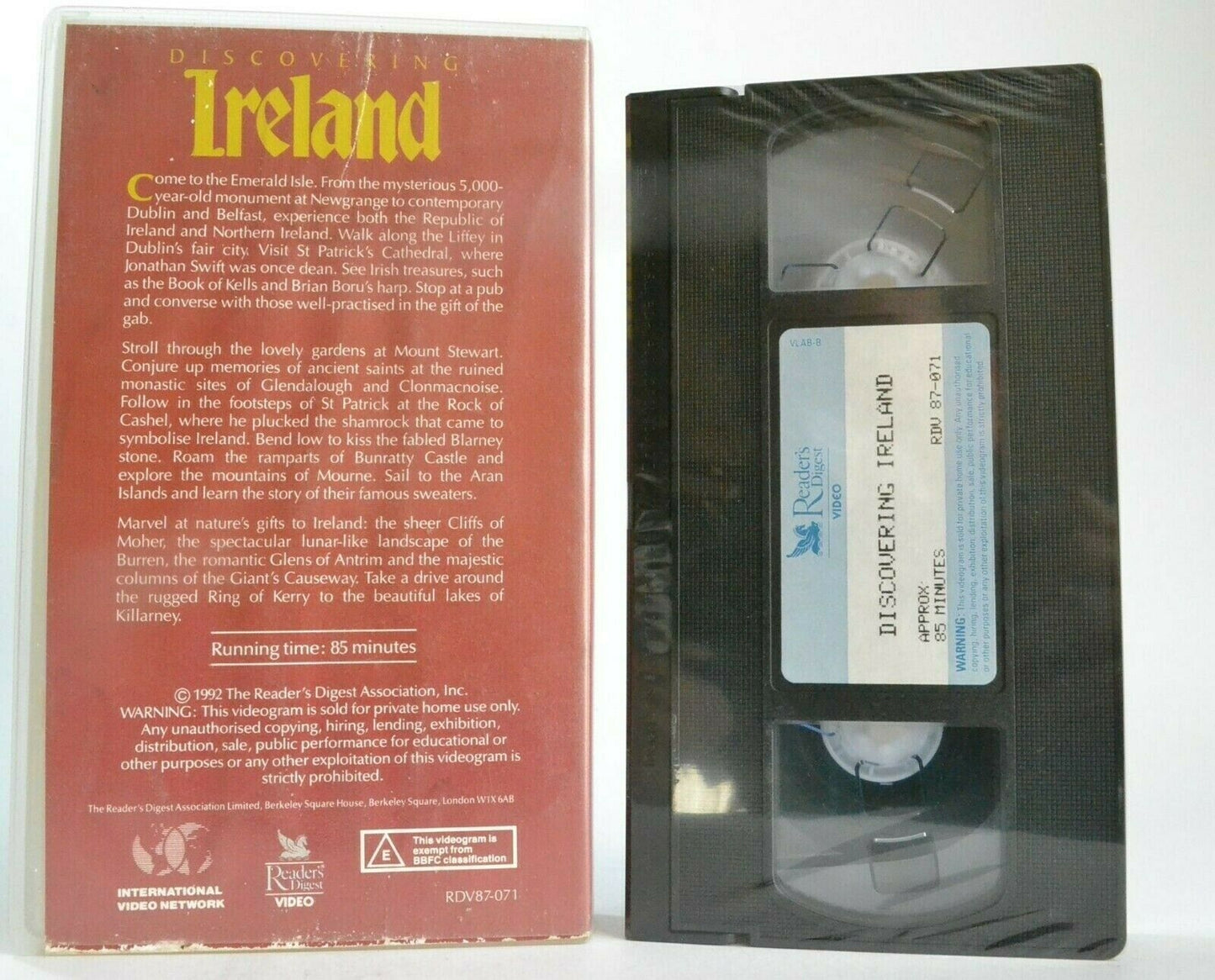 Discovering Ireland [Reader's Gigest] - Emerald Isle -< Brand New Sealed >- VHS-