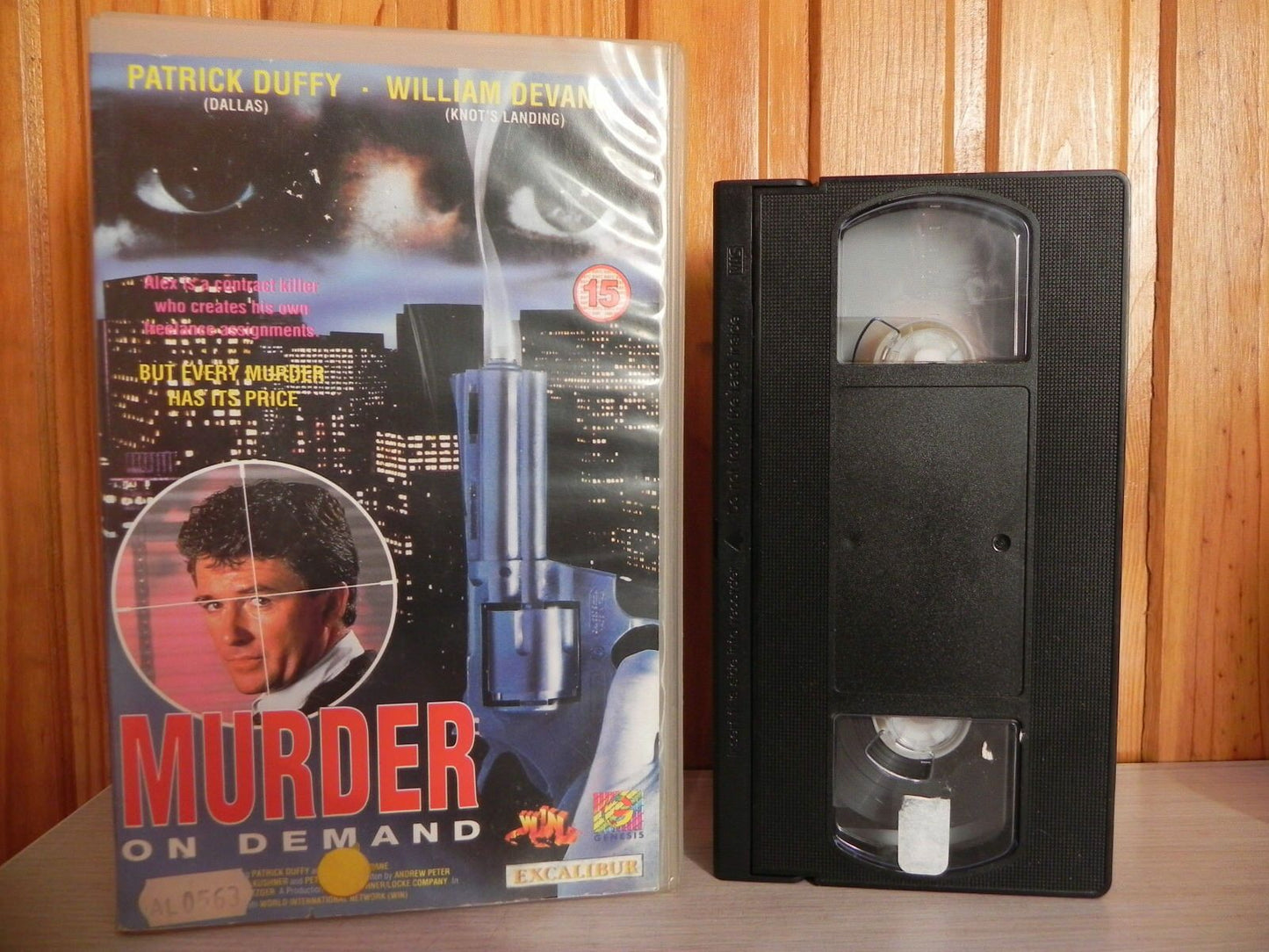 Murder On Demand - Duffy (DALLAS) - Devane (KNOT'S LANDING) - Action Video - VHS-