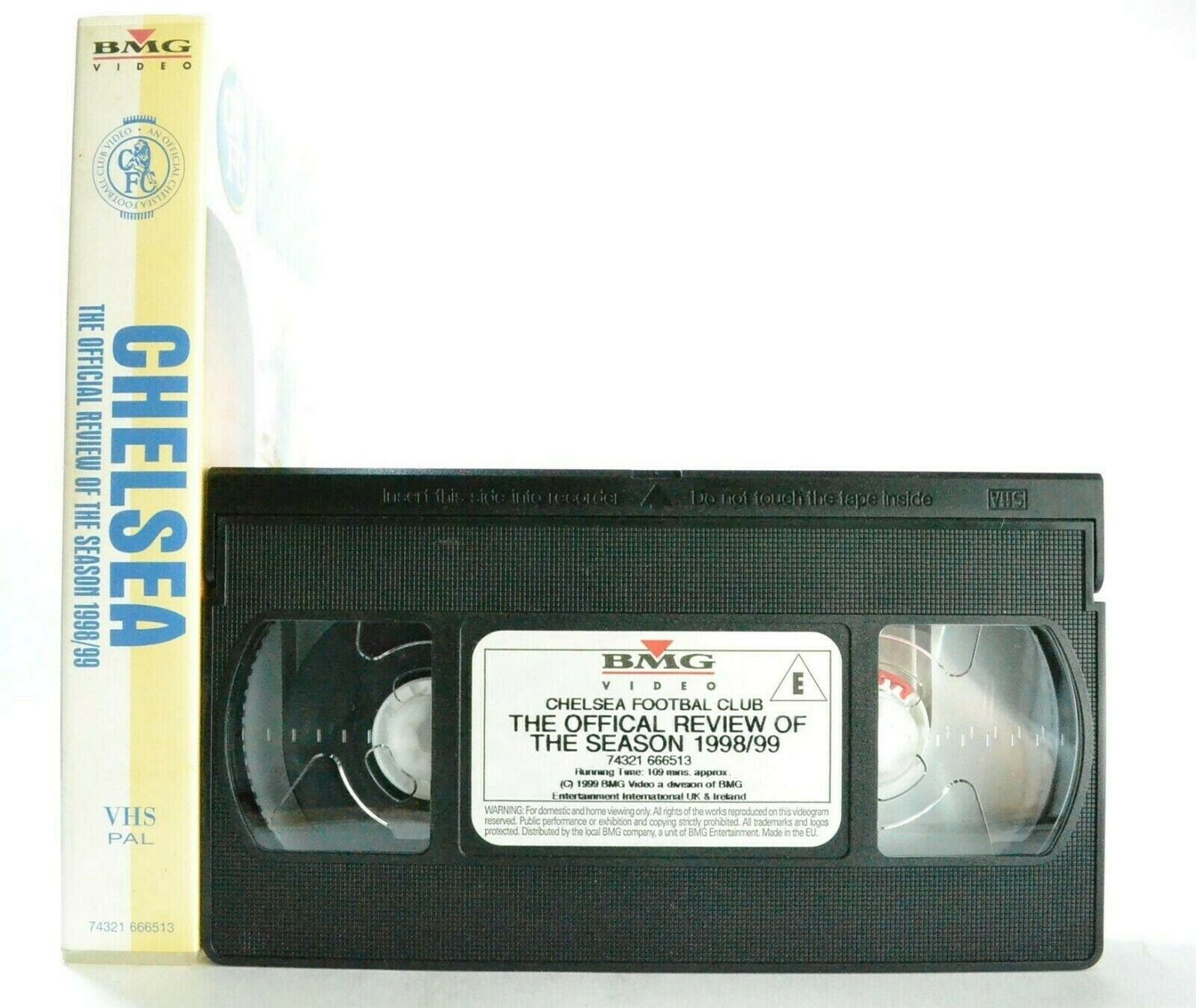 Chelsea FC: 1998/99 Season Review - Documentary - Football - Sports - Pal VHS-
