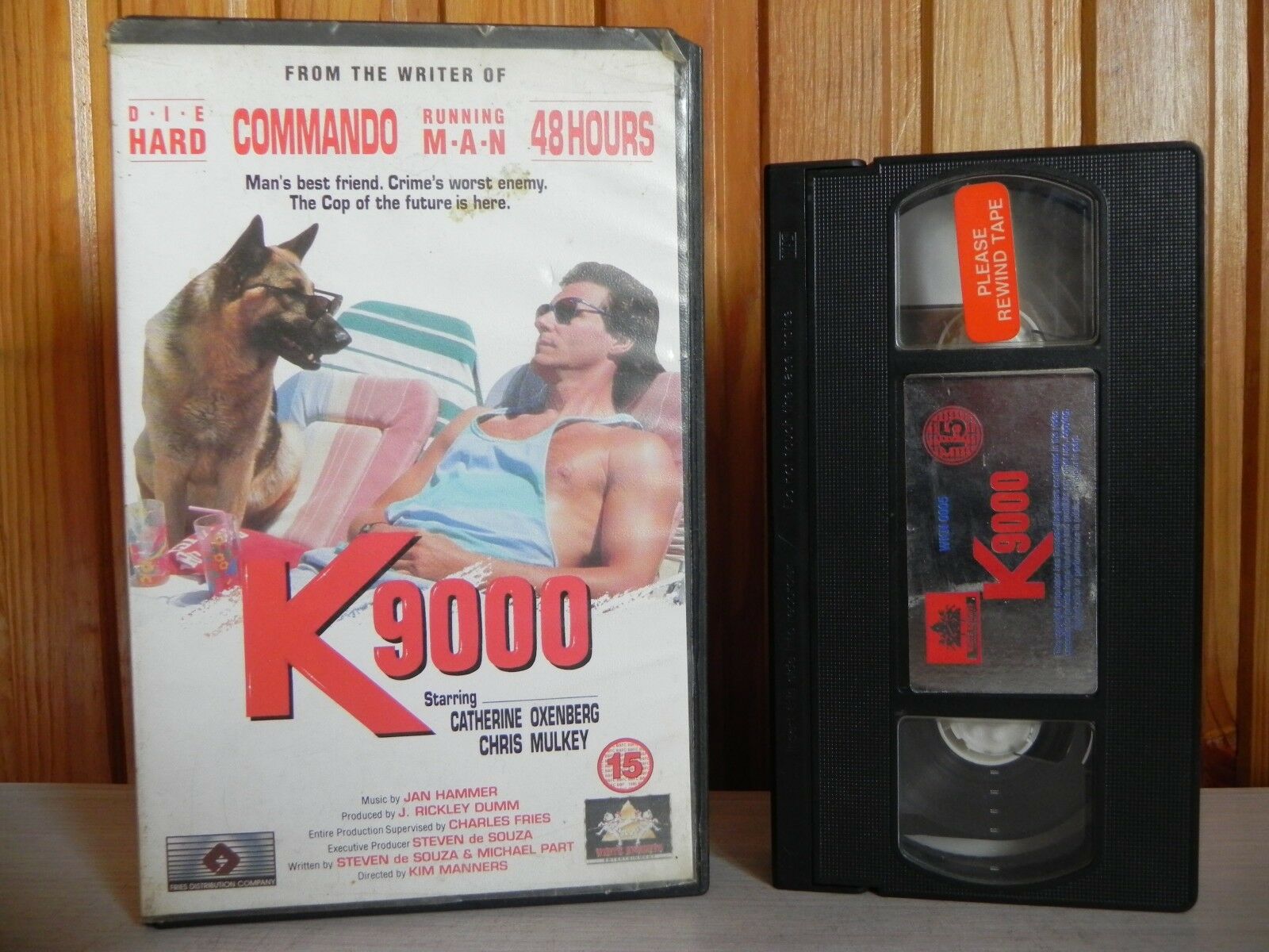 K-9000 - Original White Knights Release - Action Comedy - 1990 Big Box - VHS-
