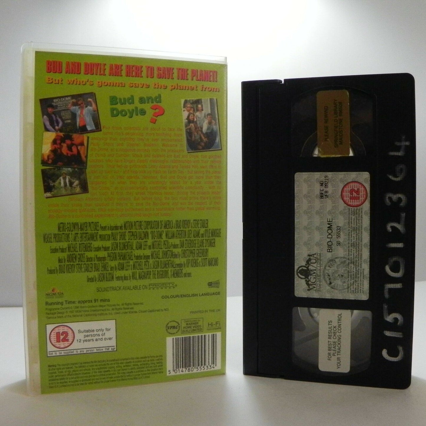 Bio-Dome: Metro Goldwyn (1996) - Comedy - Pauly Shore/Stephen Baldwin - Pal VHS-