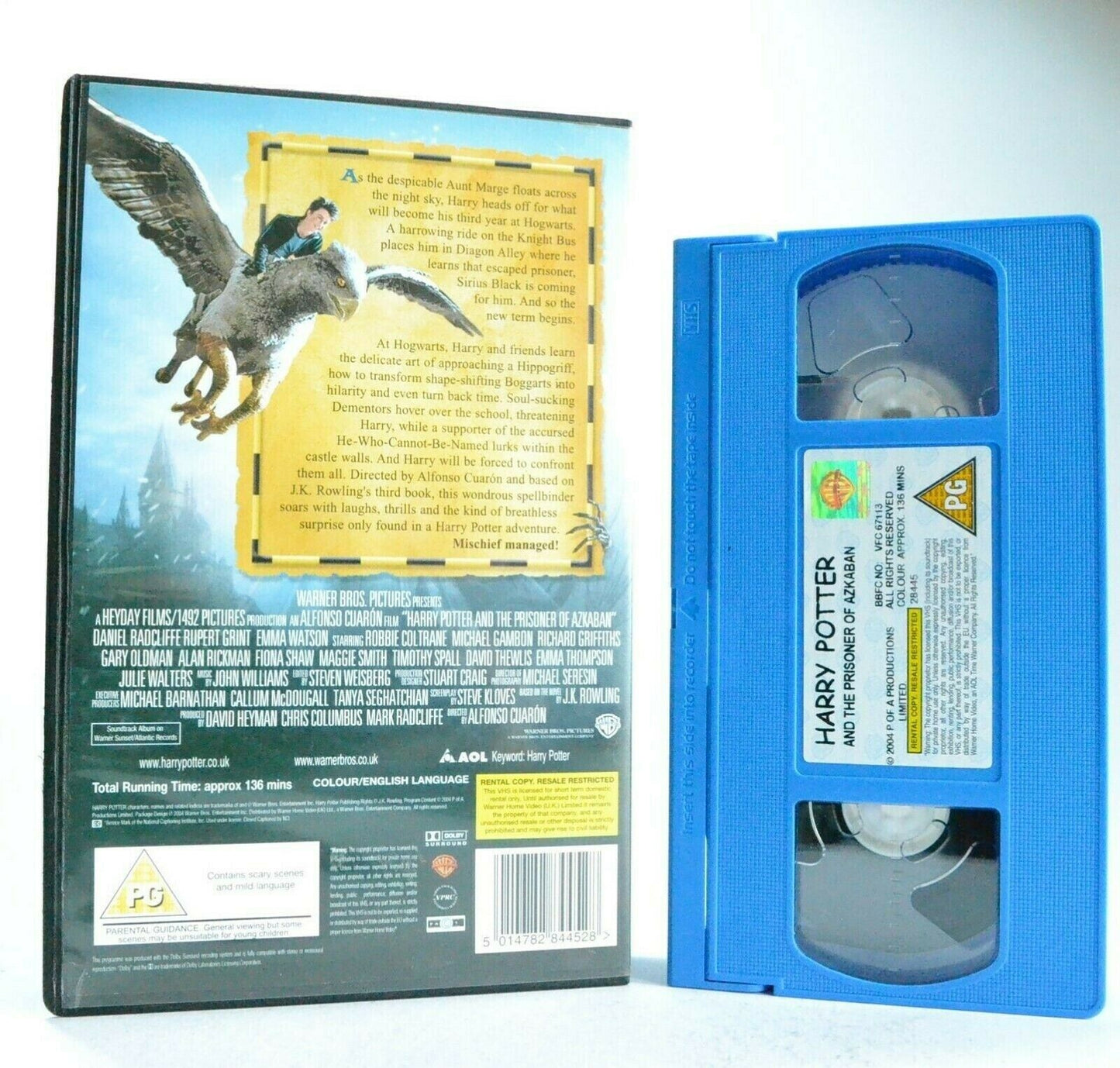 Harry Potter And The Prisoner Of Azkaban - Fantasy (2004) - Large Box - Pal VHS-