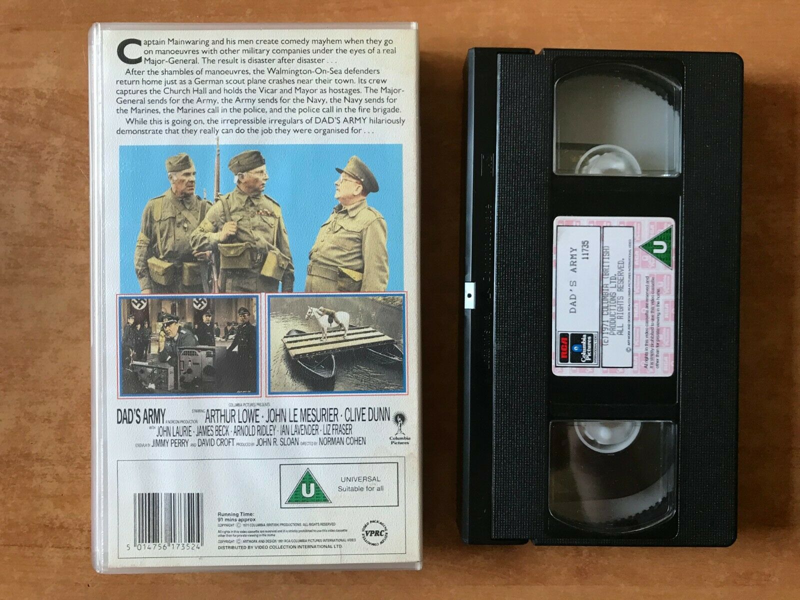 Dad's Army (1971): War Comedy - World War 2 - Arthur Lowe - Clive Dunn - VHS-