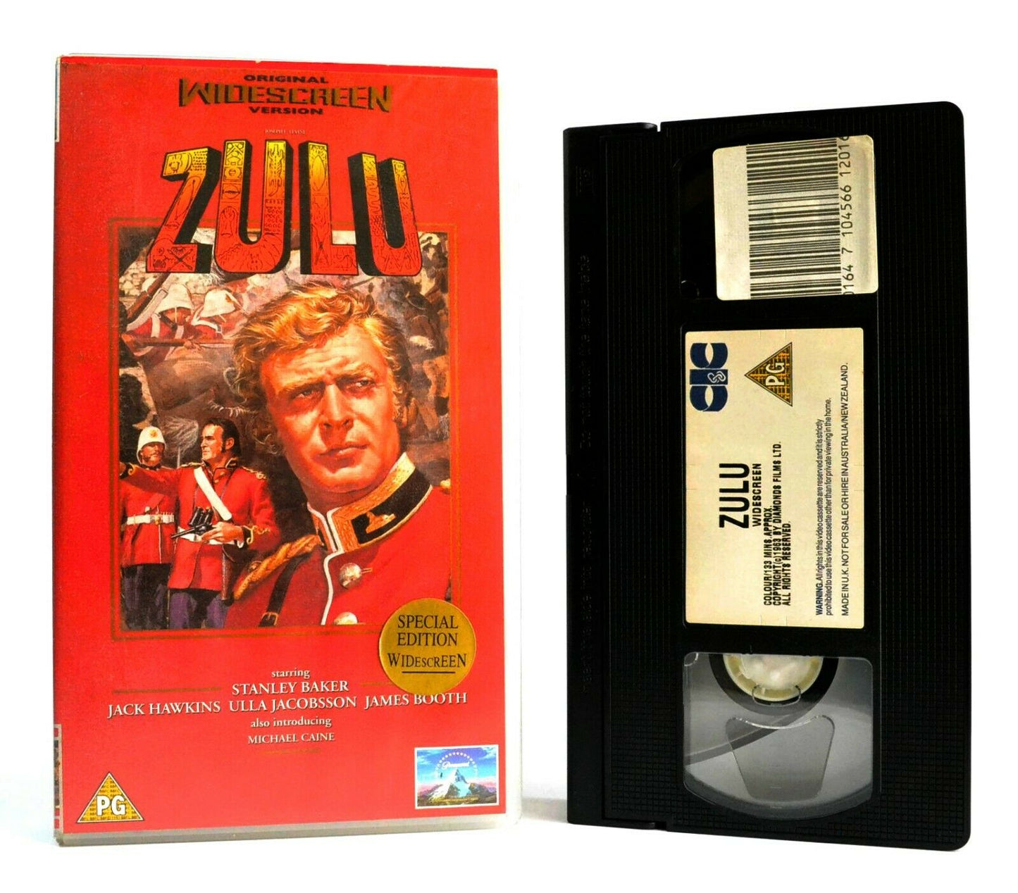 Zulu: British Epic War Film (1964) - Widescreen - Based On True Story - Pal VHS-