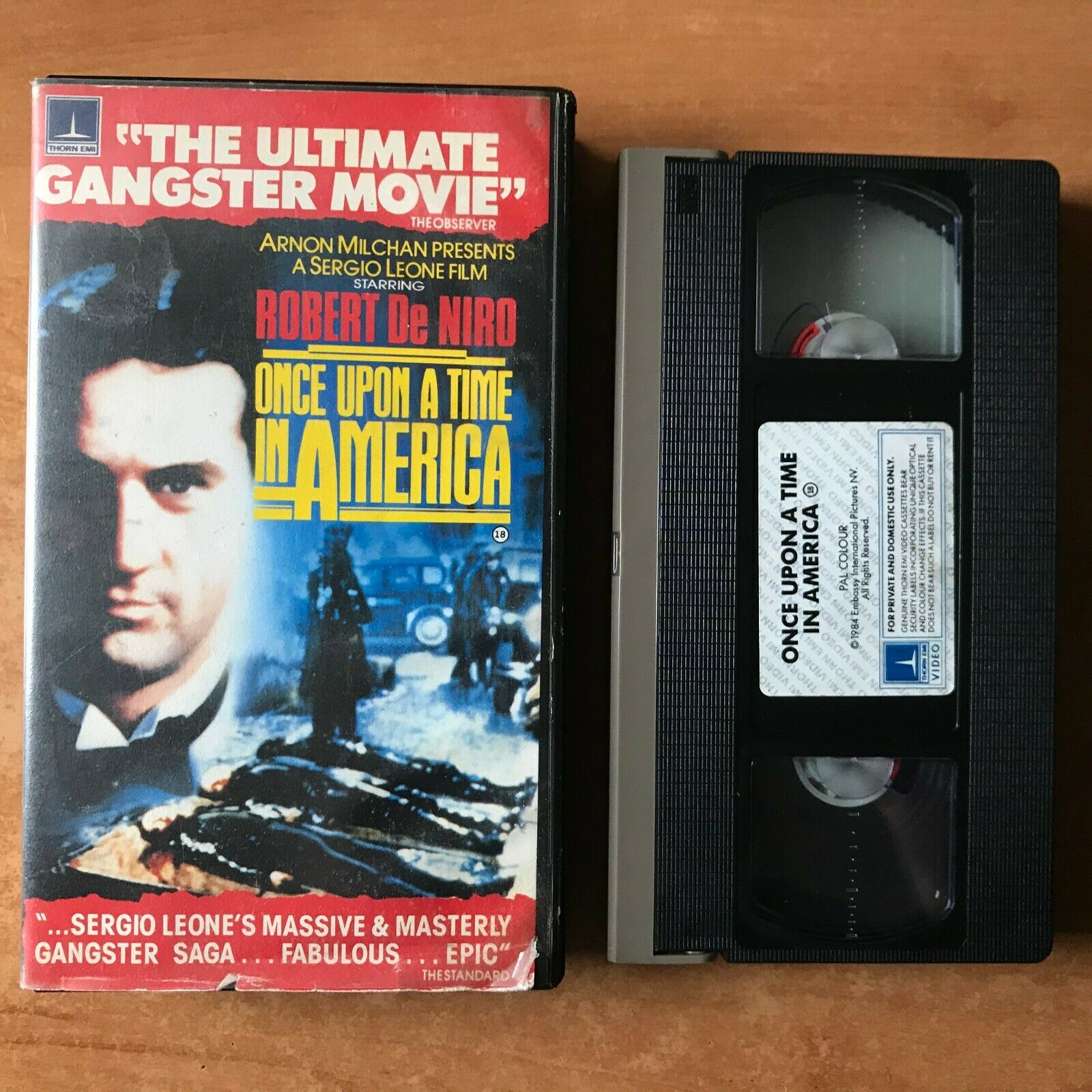 Once Upon A Time In America; [S.Leone]: Gangster Drama - De Niro - Precert VHS-