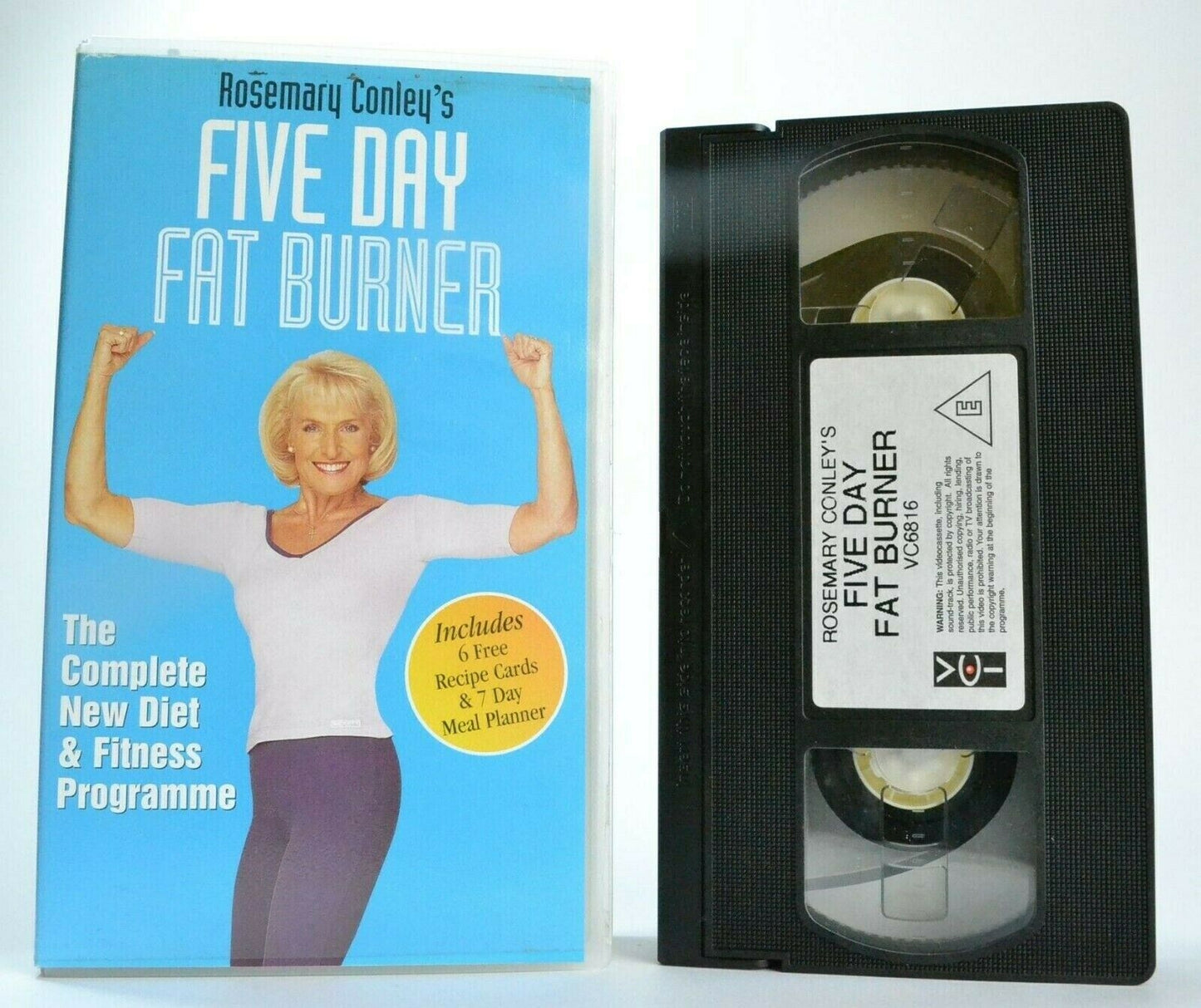 Five Day Fat Burner: By Rosemary Conley - Fitness Programme - New Diet - Pal VHS-