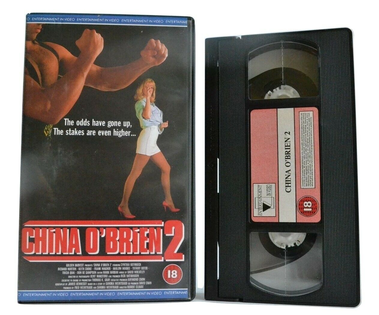 China O'Brien 2: Justice-Vengeance,Martial Arts Skills - Cynthia Rothrock - VHS-