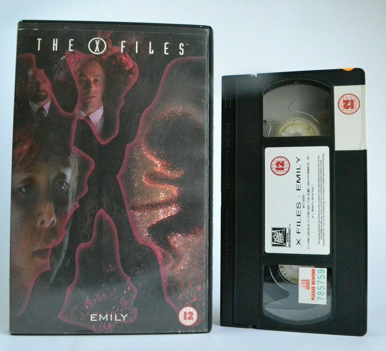The X-Files: Emily - Sci-Fi TV Series - Large Box - Gillian Anderson - Pal VHS-
