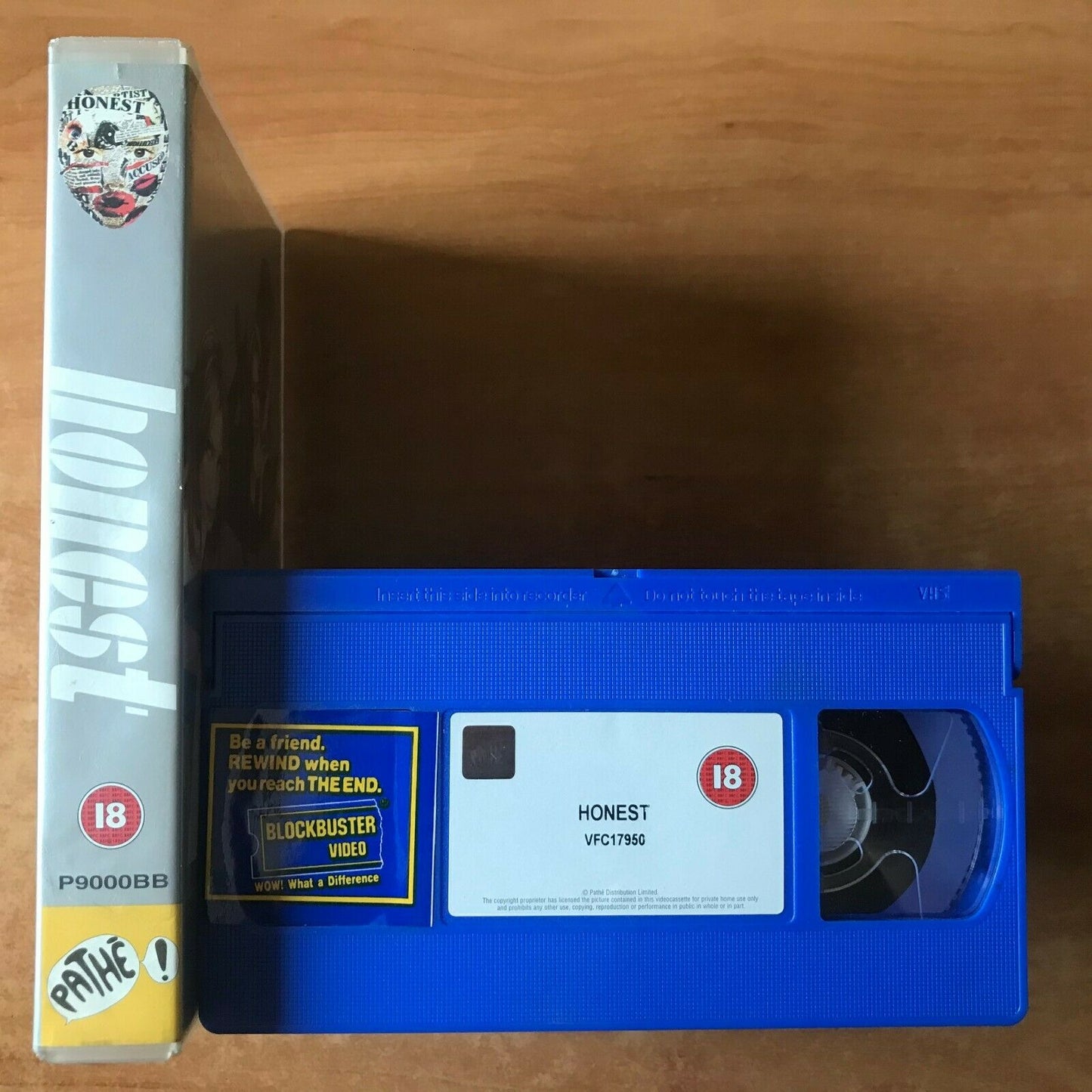 Honest: Black Comedy - Blue Tape [Large Box] Rental - Nicole Appleton - Pal VHS-