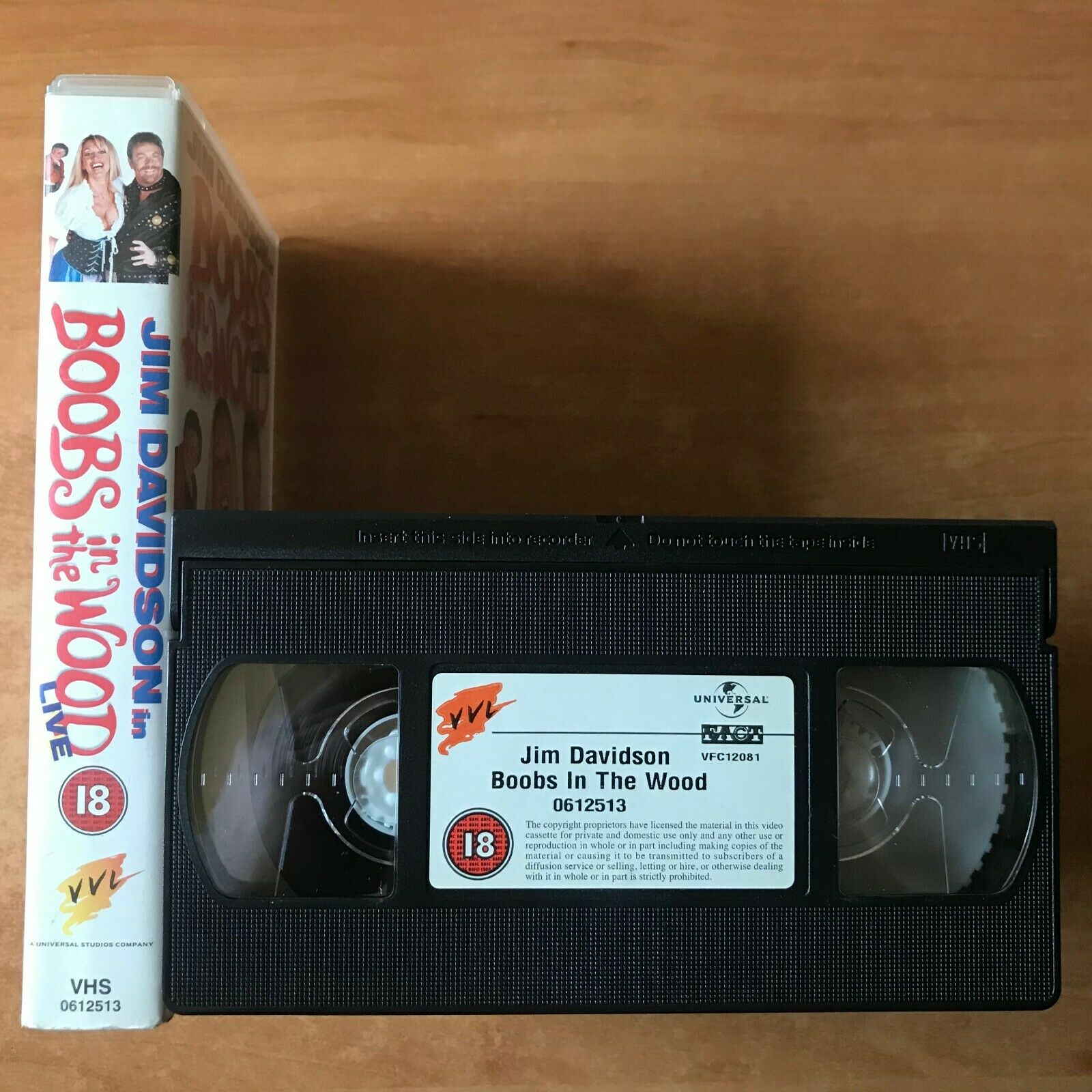 Jim Davidson: Boobs In The Wood Live [Sinderella Follow Up] Rude Comedy - VHS-