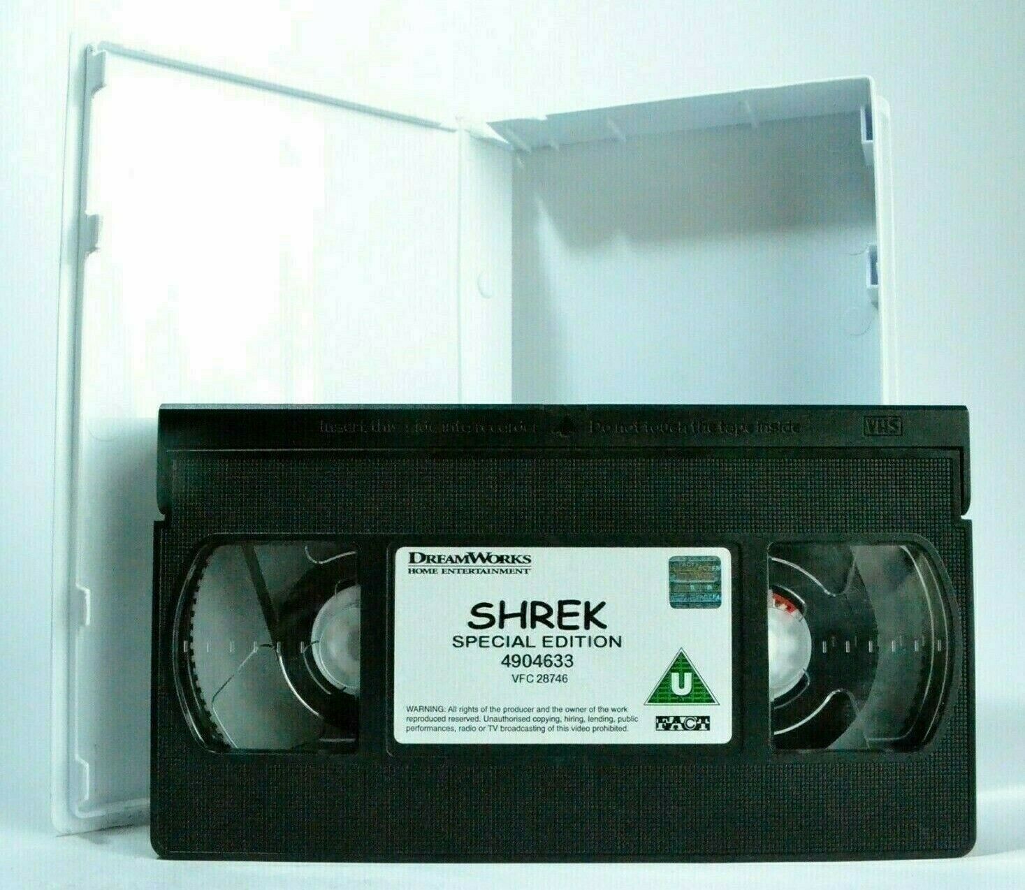 Shrek: Special Edition - Computer Animated - Mike Myers/Cameron Diaz - Pal VHS-