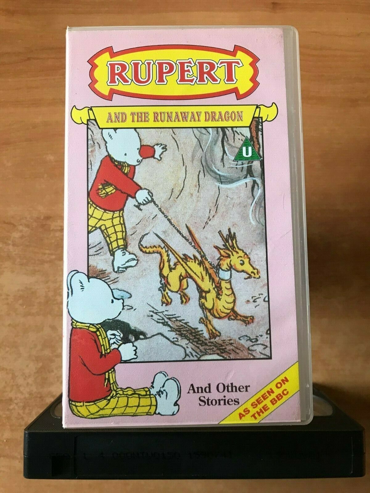 Rupert And Runaway Dragon; [Alfred Bestall] Animated Adventures - Kids - Pal VHS-