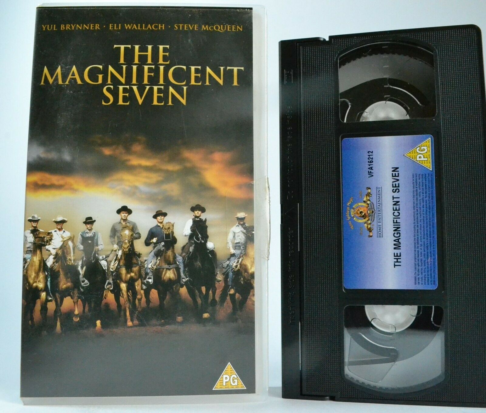 The Magnificent Seven (1960) - Western - Yul Brynner / Steve McQueen - Pal VHS-