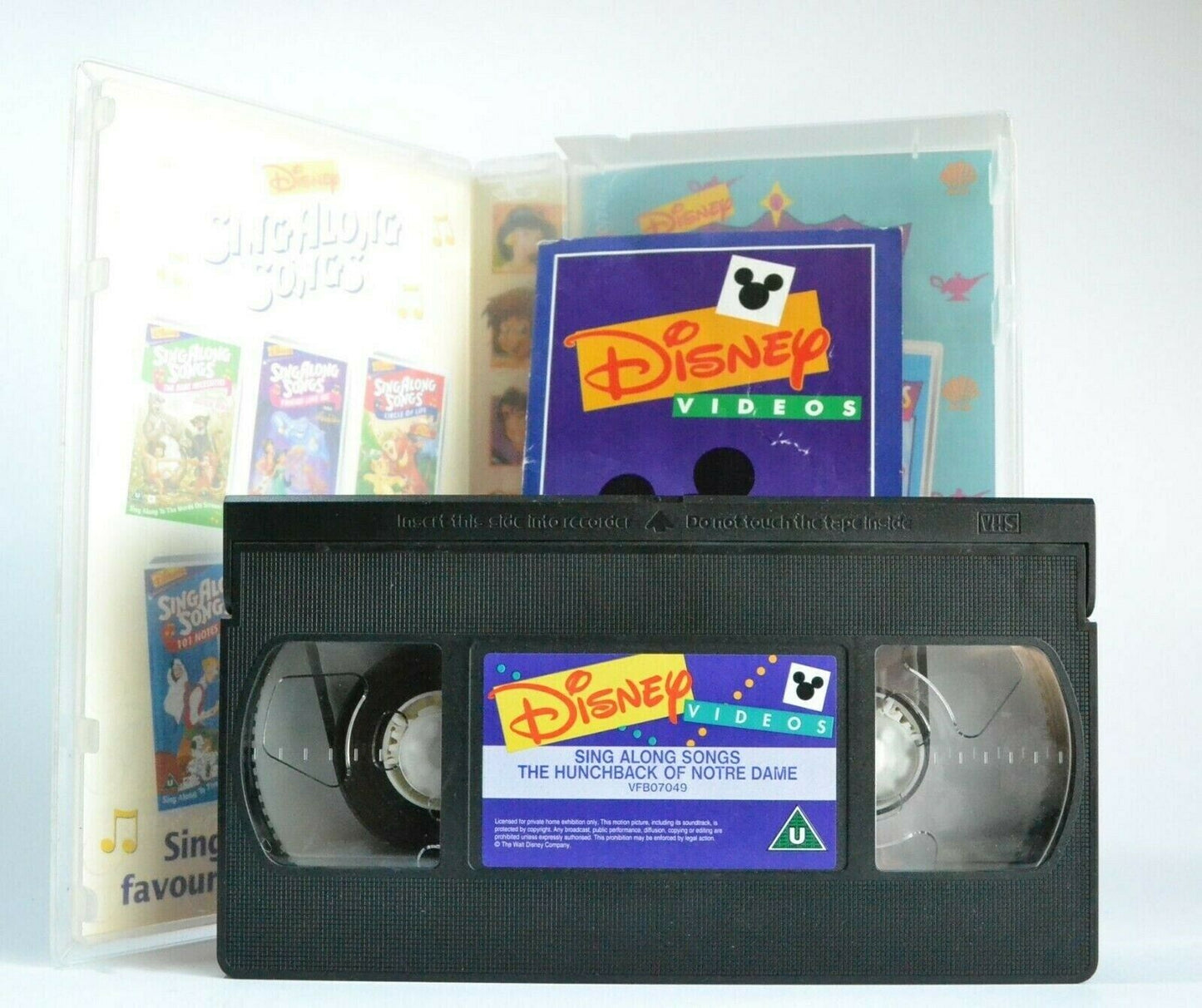 Disney Sing Along Songs: From The Hunchback Of Notre Dame - Animated - Pal VHS-