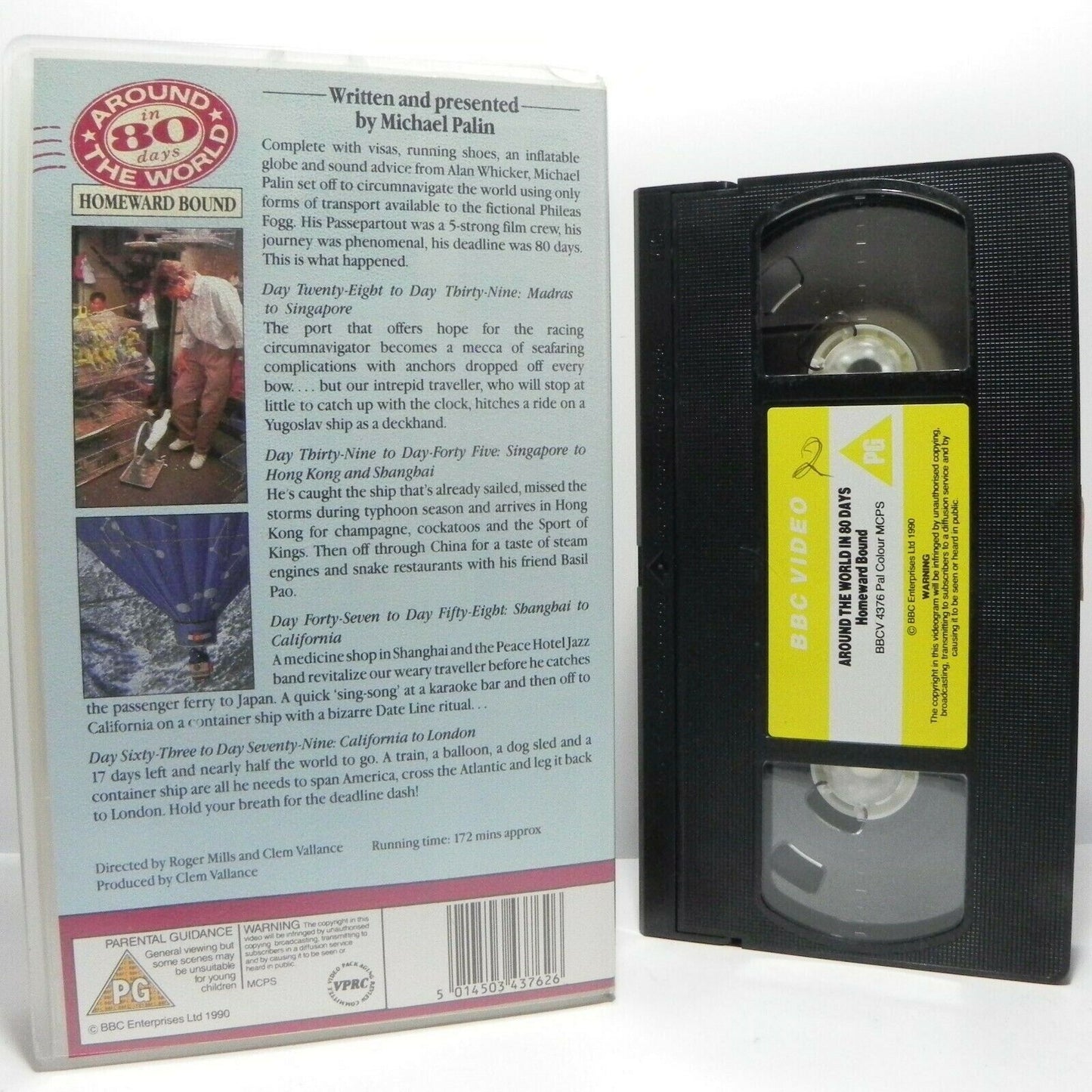 Around The World In 80 Days: By Michael Palin - Homeward Bound - TV Series - VHS-