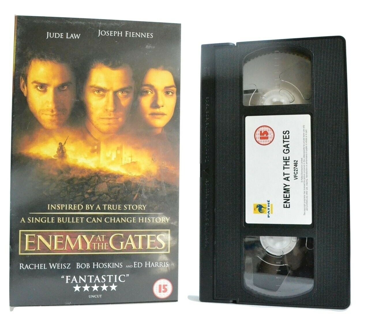 Enemy At The Gates (2001): Battle Of Stalingrad - War Drama - Jude Law - Pal VHS-