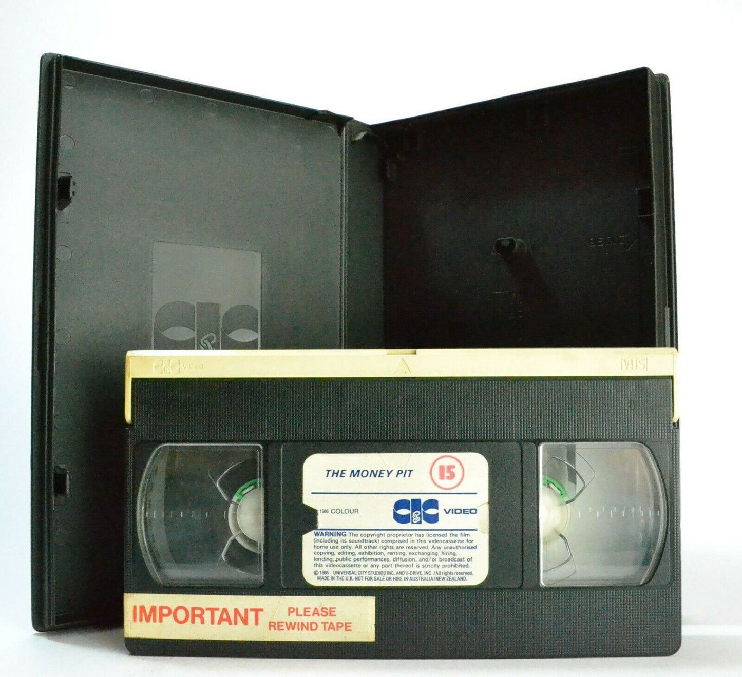 The Money Pit: CIC Video (1986) - Comedy - Large Box - T.Hanks/S.Long - Pal VHS-