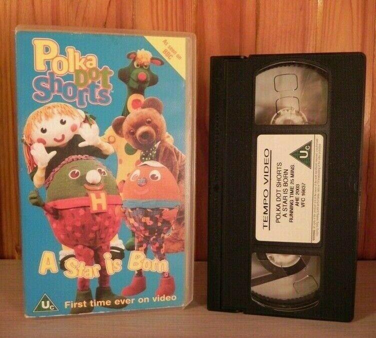Polka Dot Shorts: A Star Is Born - BBC Children's Series - Educational - Pal VHS-