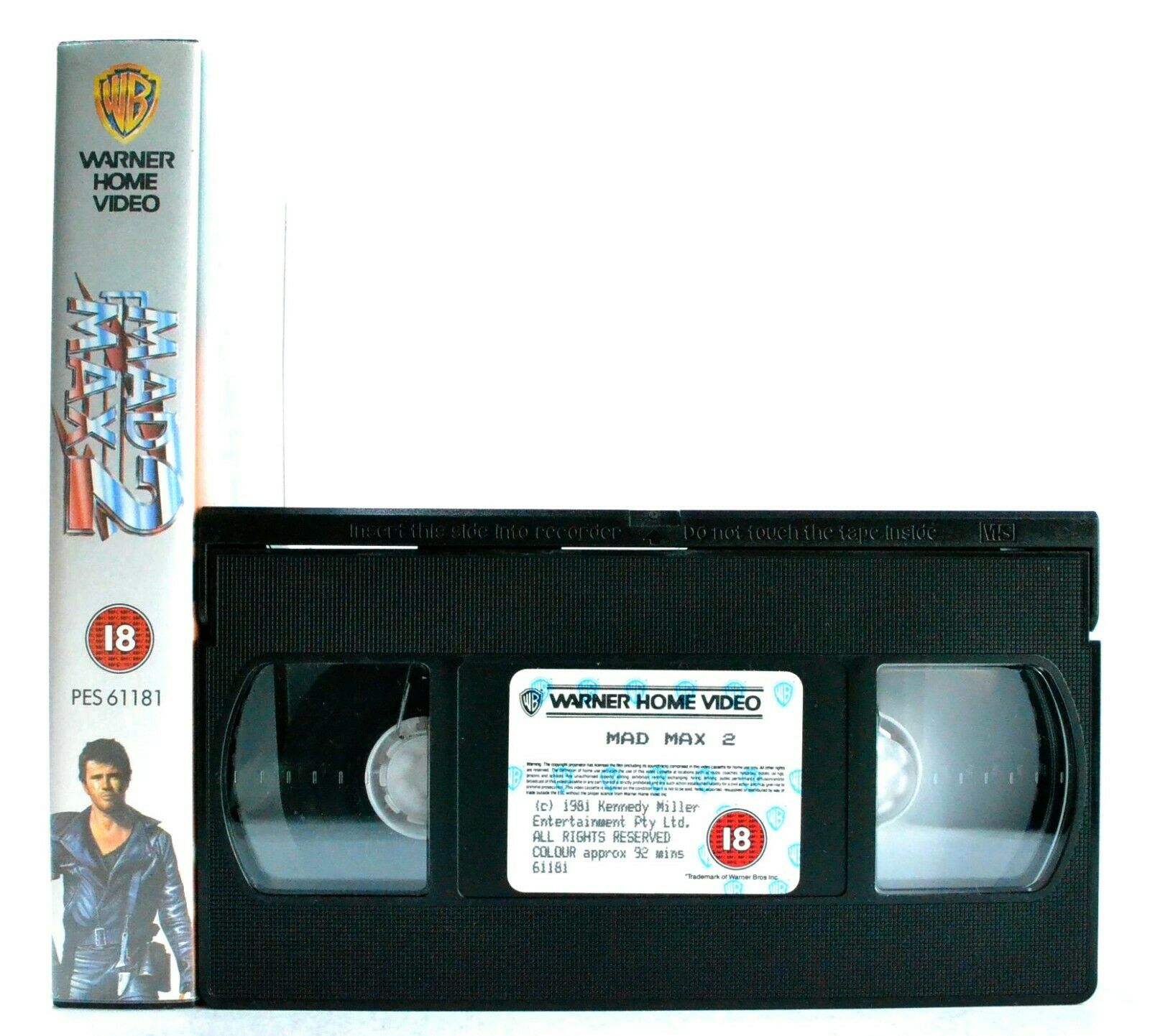 Mad Max 2: Sci-Fi/Action Adventure (1981) - Road Warrior - Mel Gibson - Pal VHS-