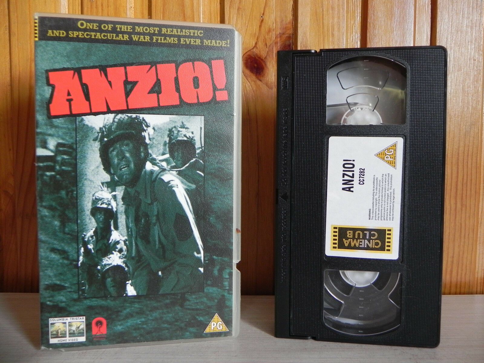 Anzio! - Columbia Tristar - War - Drama - Robert Mitchum - Peter Falk - Pal VHS-