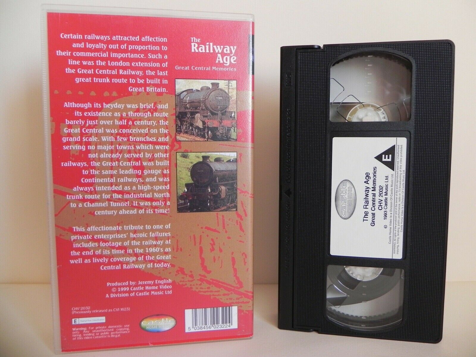 The Railway Age - Great Central Memories - Castle Home Video - Documentary - VHS-