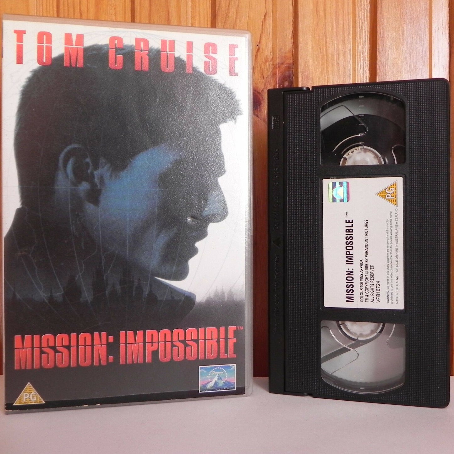 Mission: Impossible - Large Box - Paramount - Action - Sample - Tom Cruise - VHS-