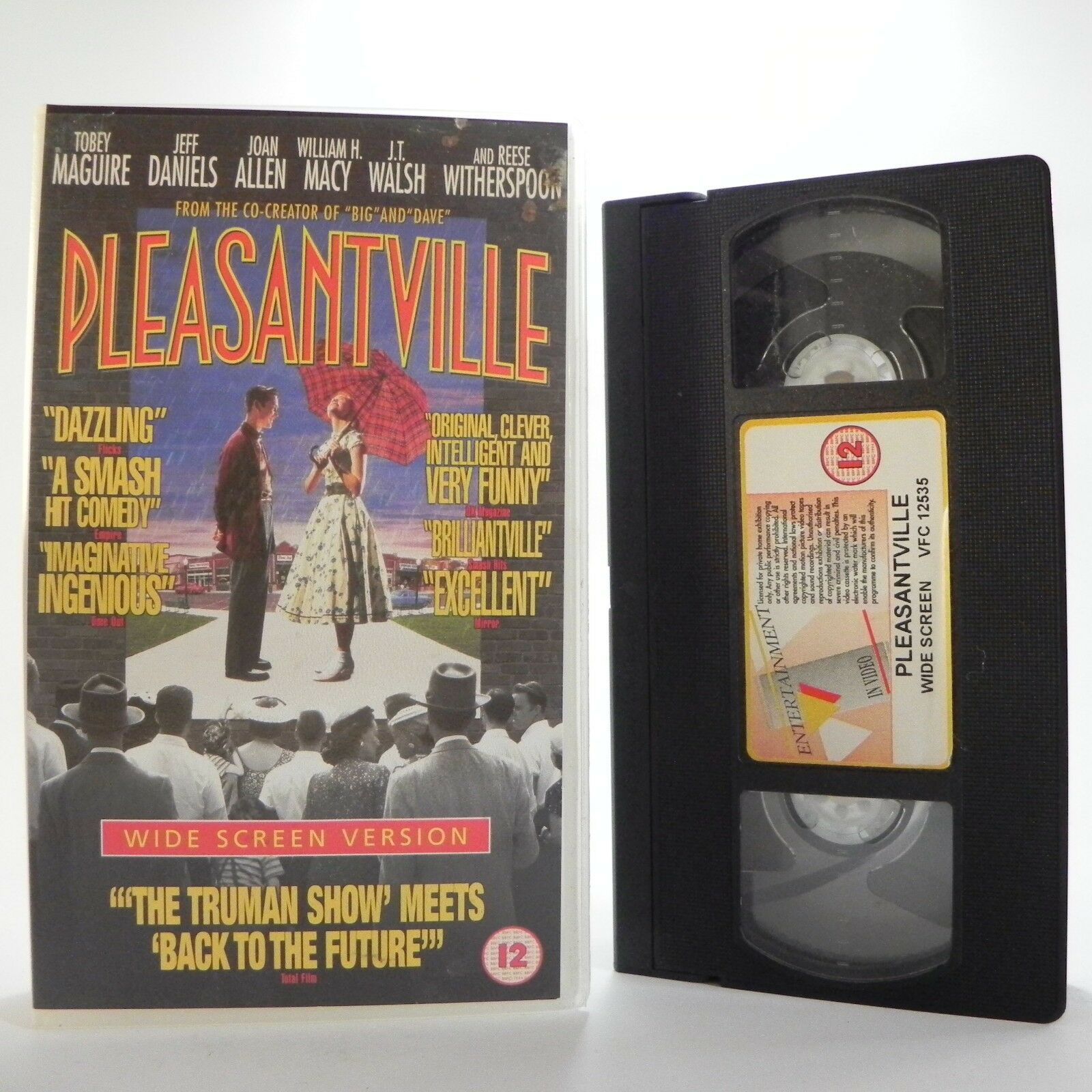 Plesantville: Comedy/Drama (1998) - Tobey Maguire - Jeff Daniels - Pal VHS-