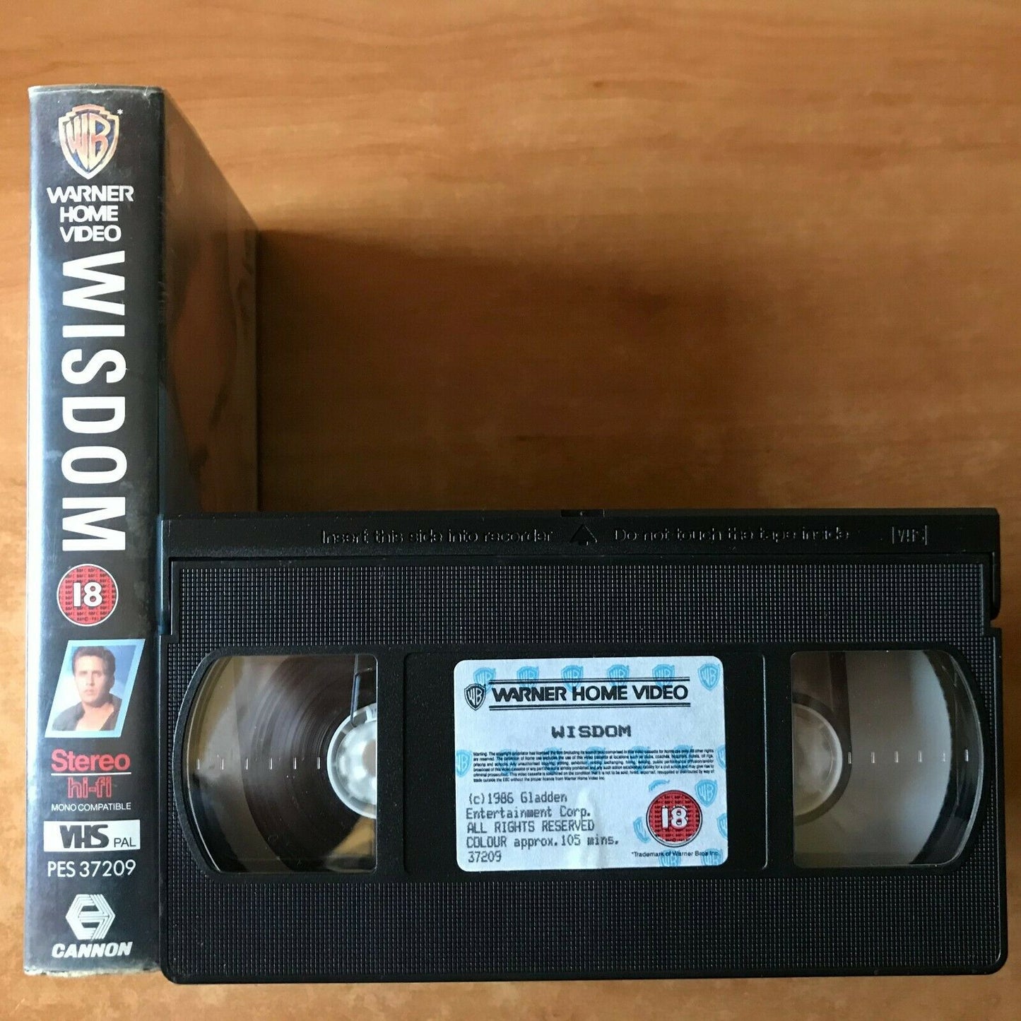 Wisdom (1986); [Emilio Estevez] Crime Drama - Demi Moore / Tom Skerritt - VHS-