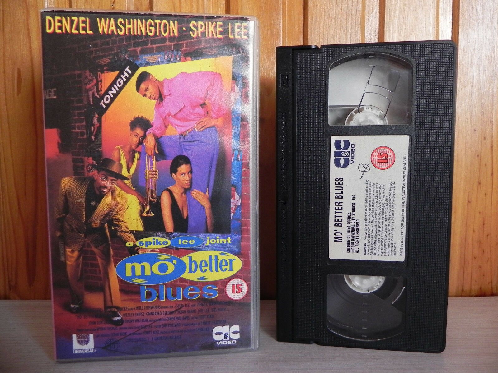 Mo Better Blues - Rare Spike Lee Joint - Denzel Washington - 1st CIC Print - VHS-